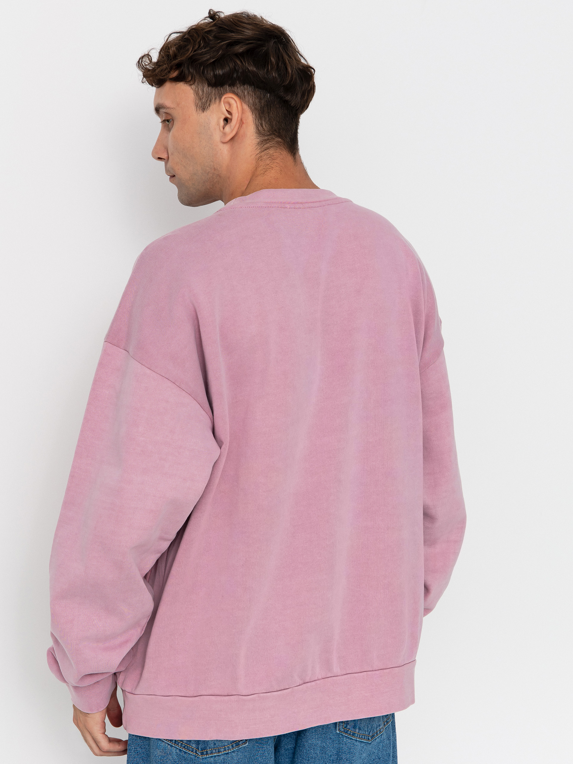 OBEY Lowercase Pigment Crew Sweatshirt (pigment lilac)