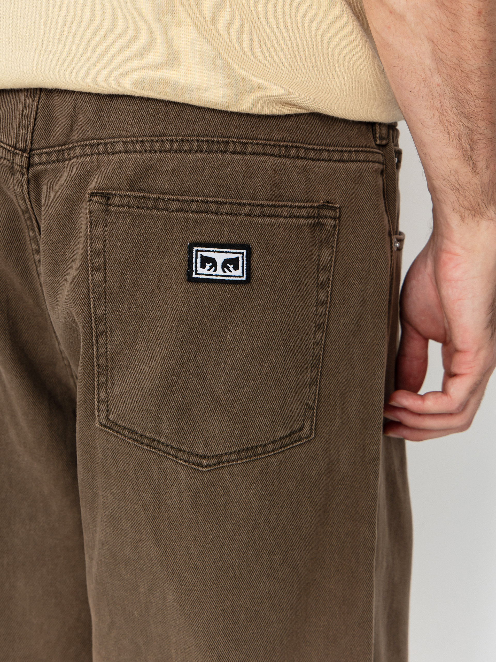 OBEY Bigwig Baggy Denim Hose (wren faded wash)