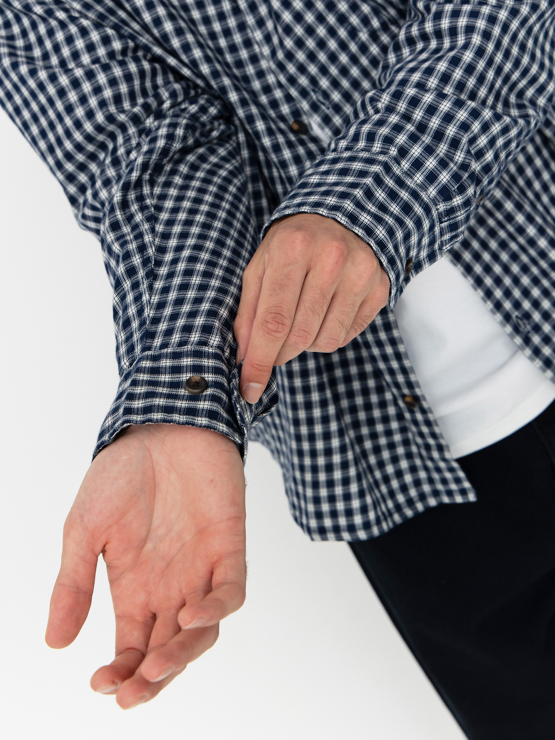 OBEY Bigwig Andy Woven Shirt (academy navy multi)