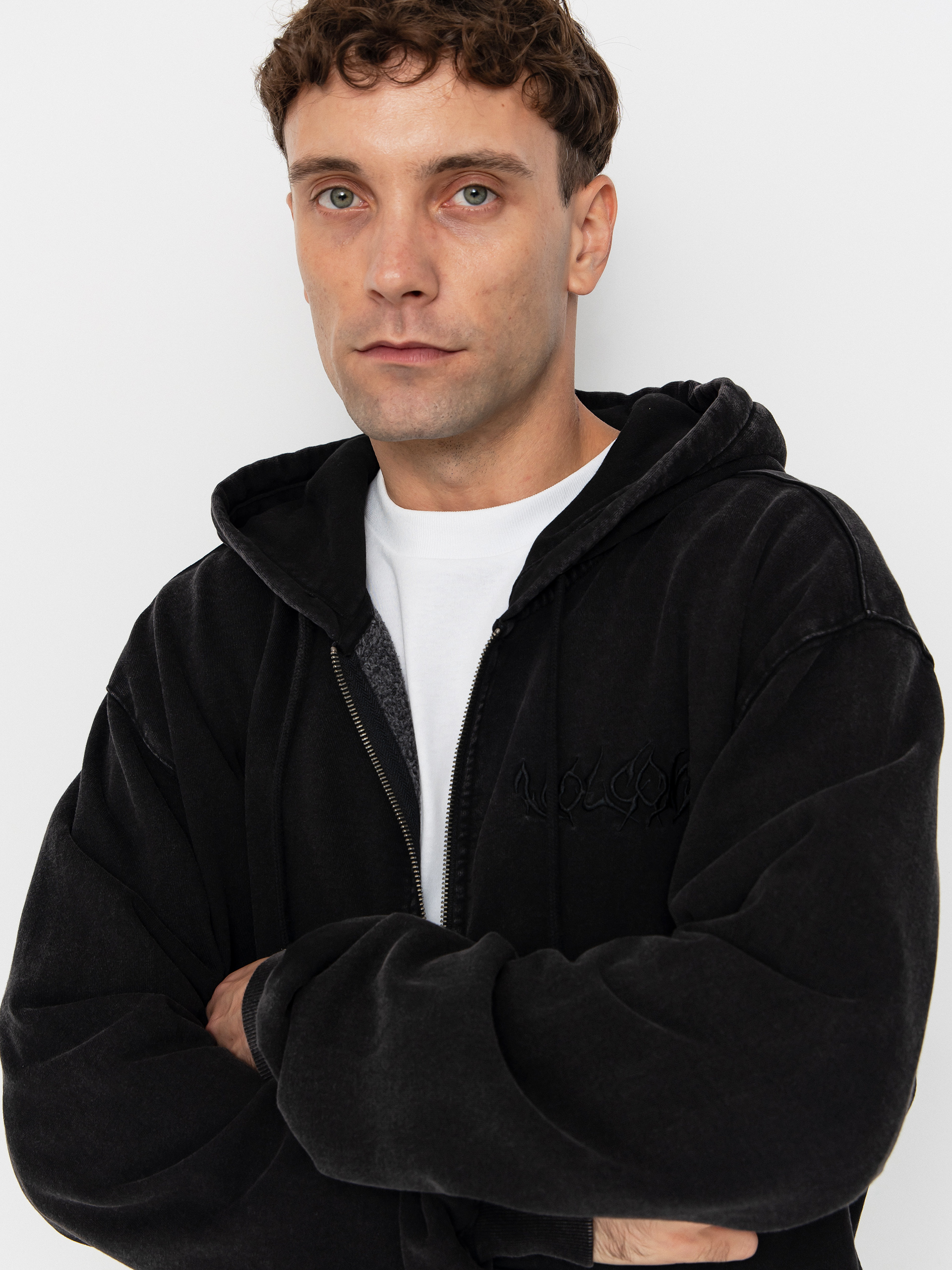 Volcom Studder Zip Sweatshirt (black)