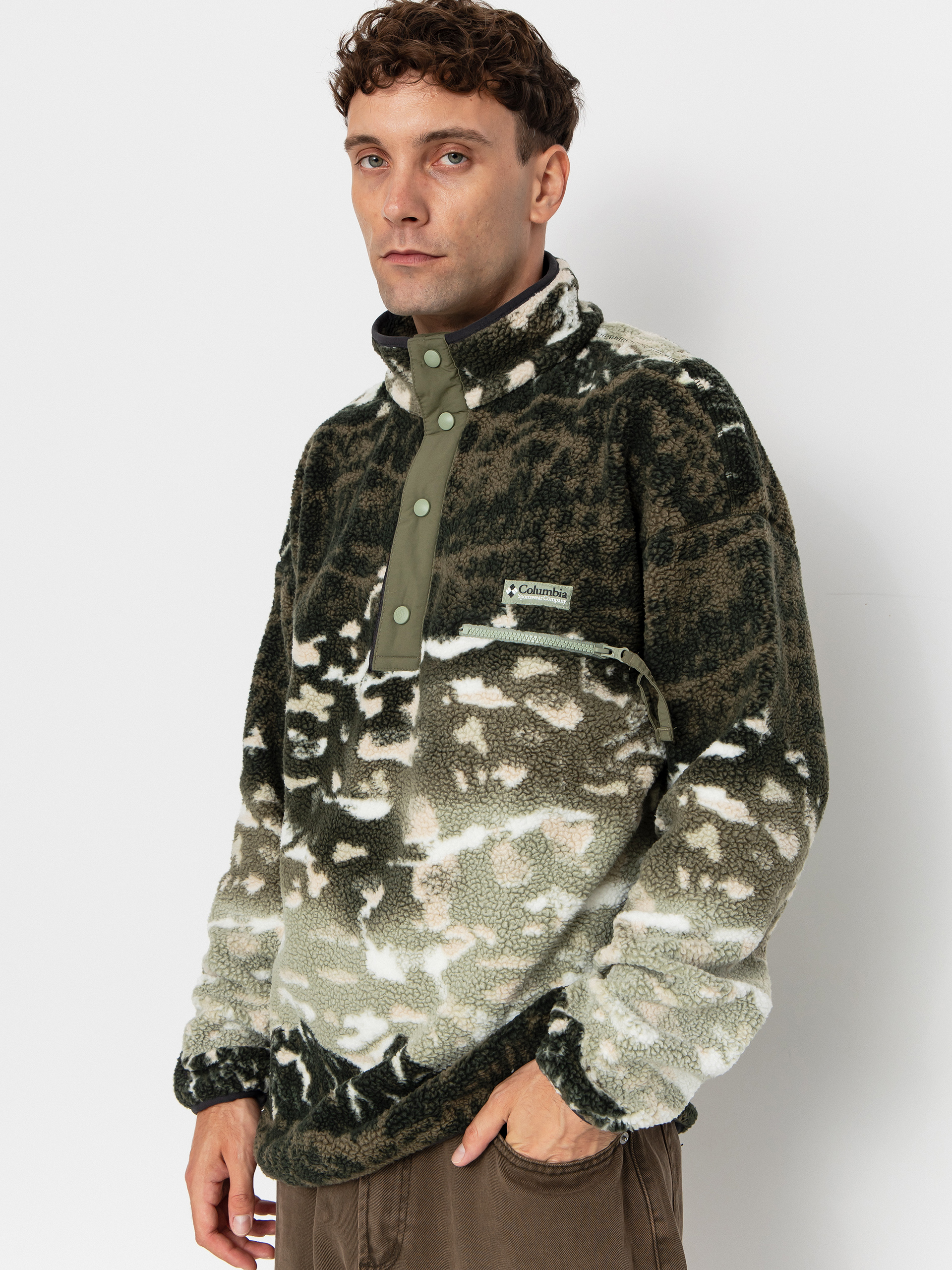 Columbia Helvetia II Printed Half Snap Fleece  (safari sisters)