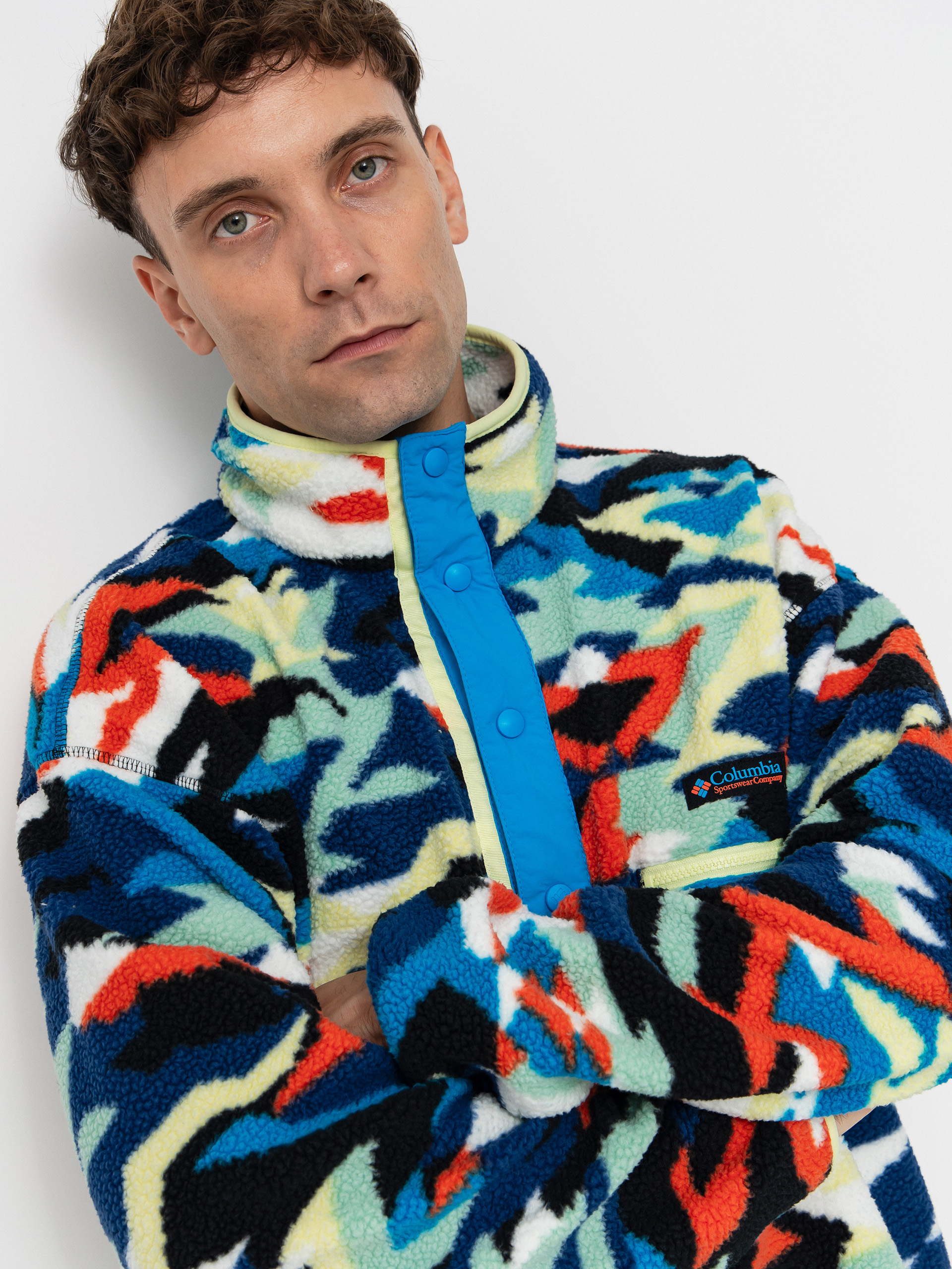 Columbia Helvetia II Printed Half Snap Fleece - multicolor