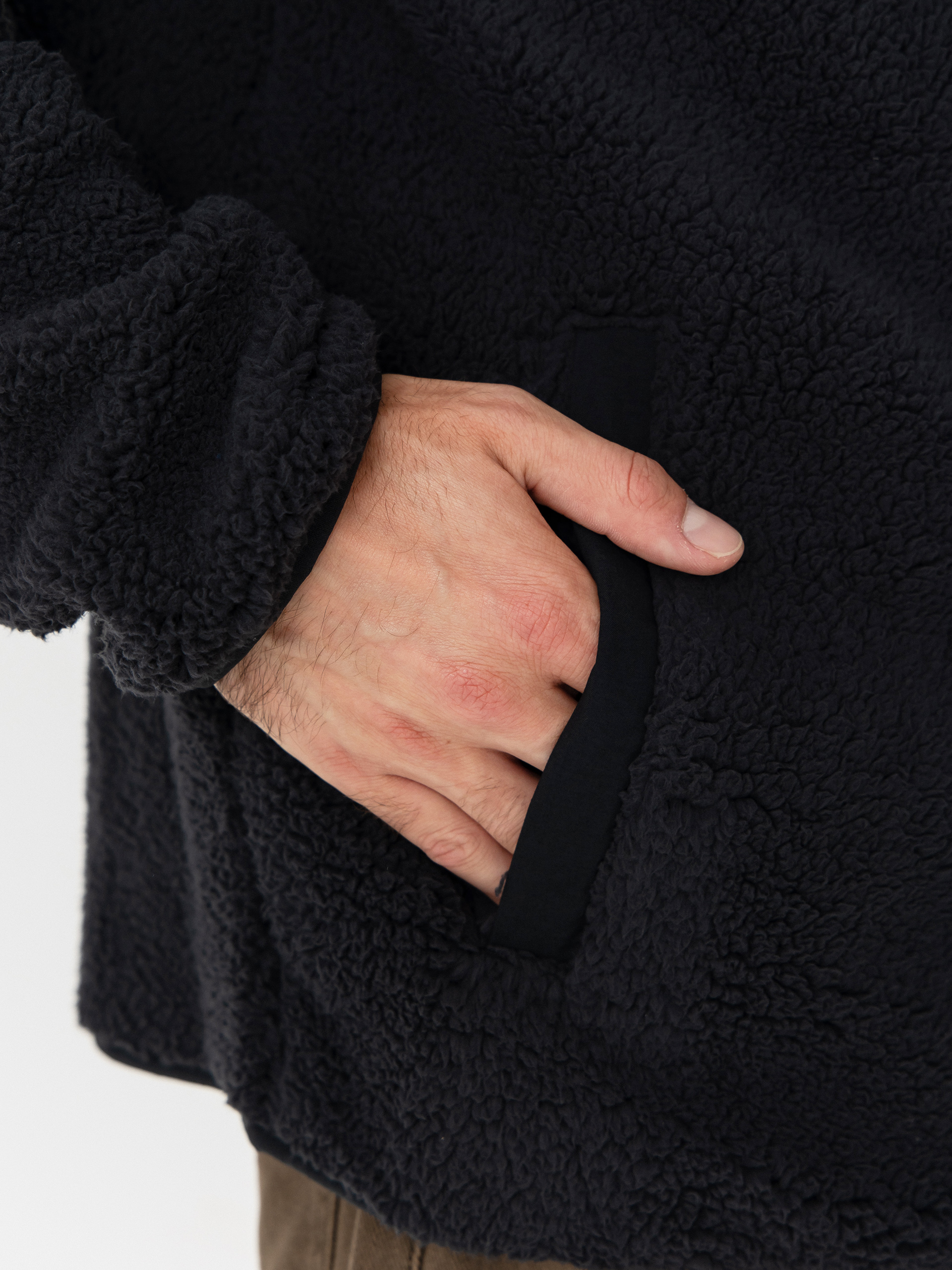 Mens Columbia Rugged Ridge High Pile Full Zip Fleece  (black)