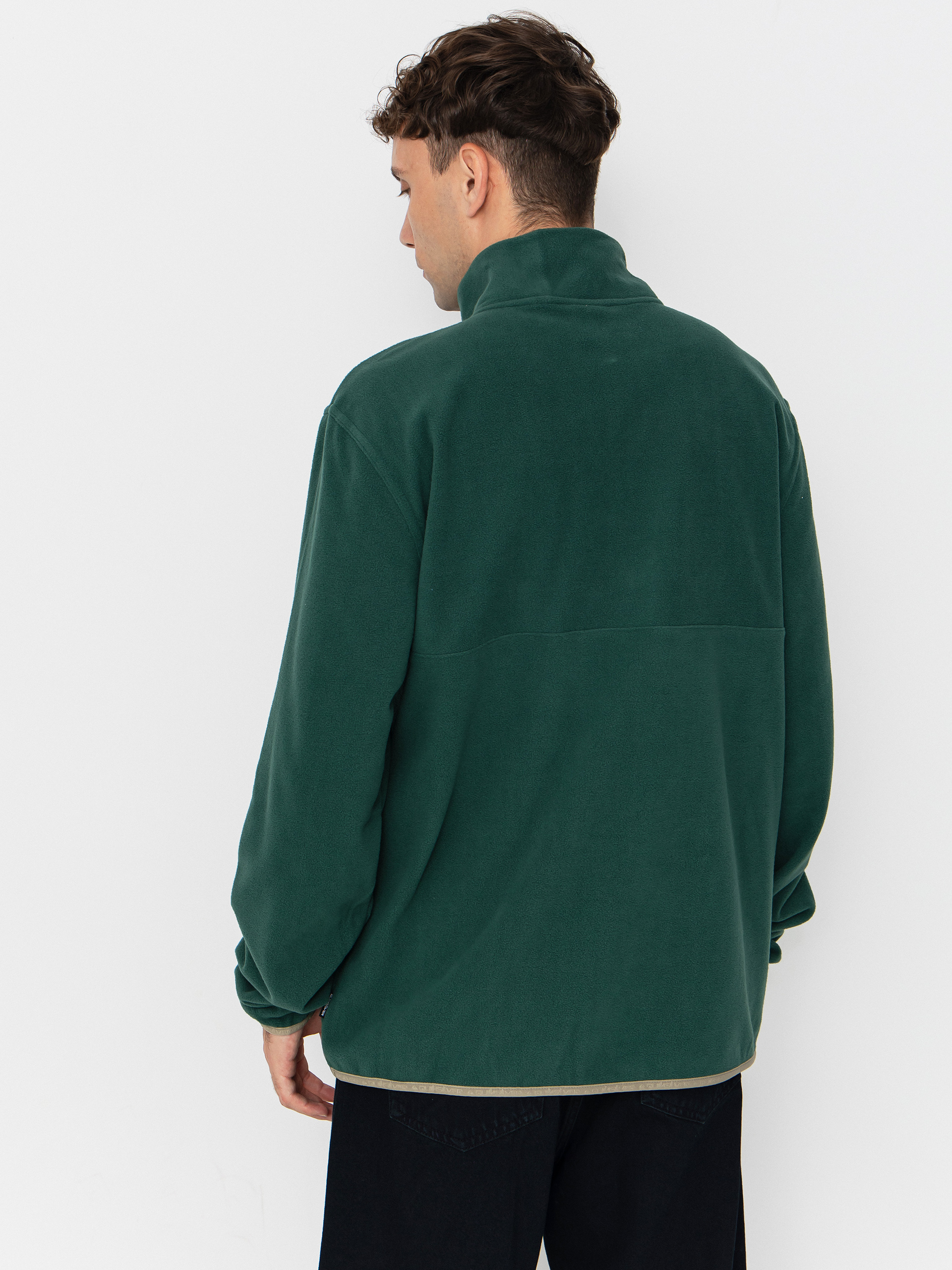 Herren Quiksilver No Destination Hs Fleece Jacke (trekking green)