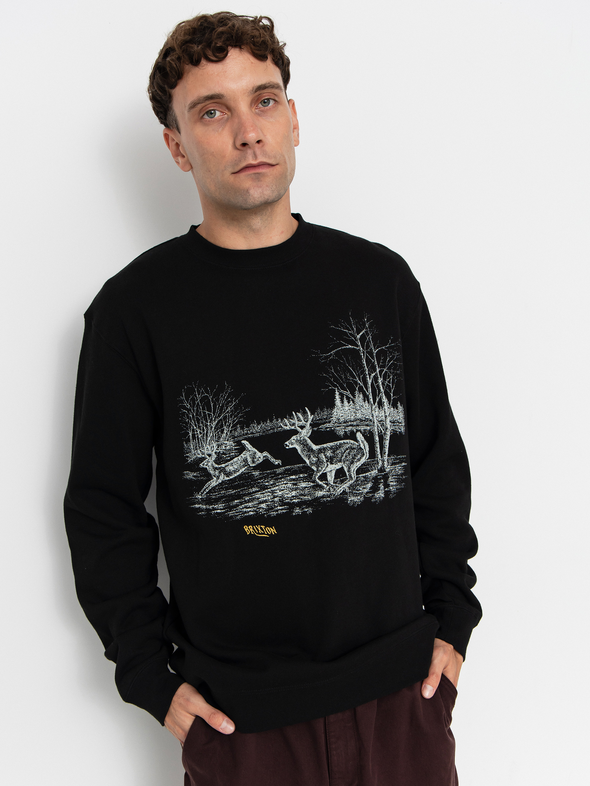 Hi-STANDARD SOUL PUNK CREW SWEAT 新品　XXL Brixton Gallop Crew Sweatshirt - black (black)