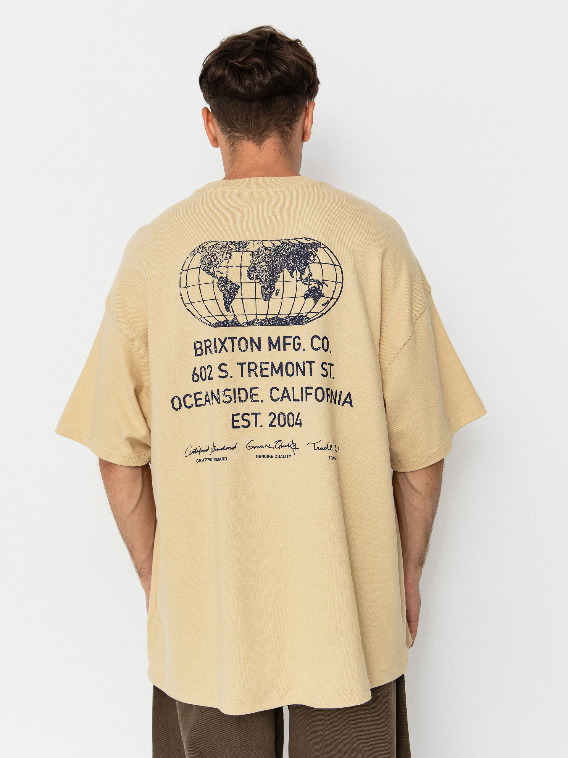 Brixton T-Shirt Union Hw Relaxed (cream classic wash)