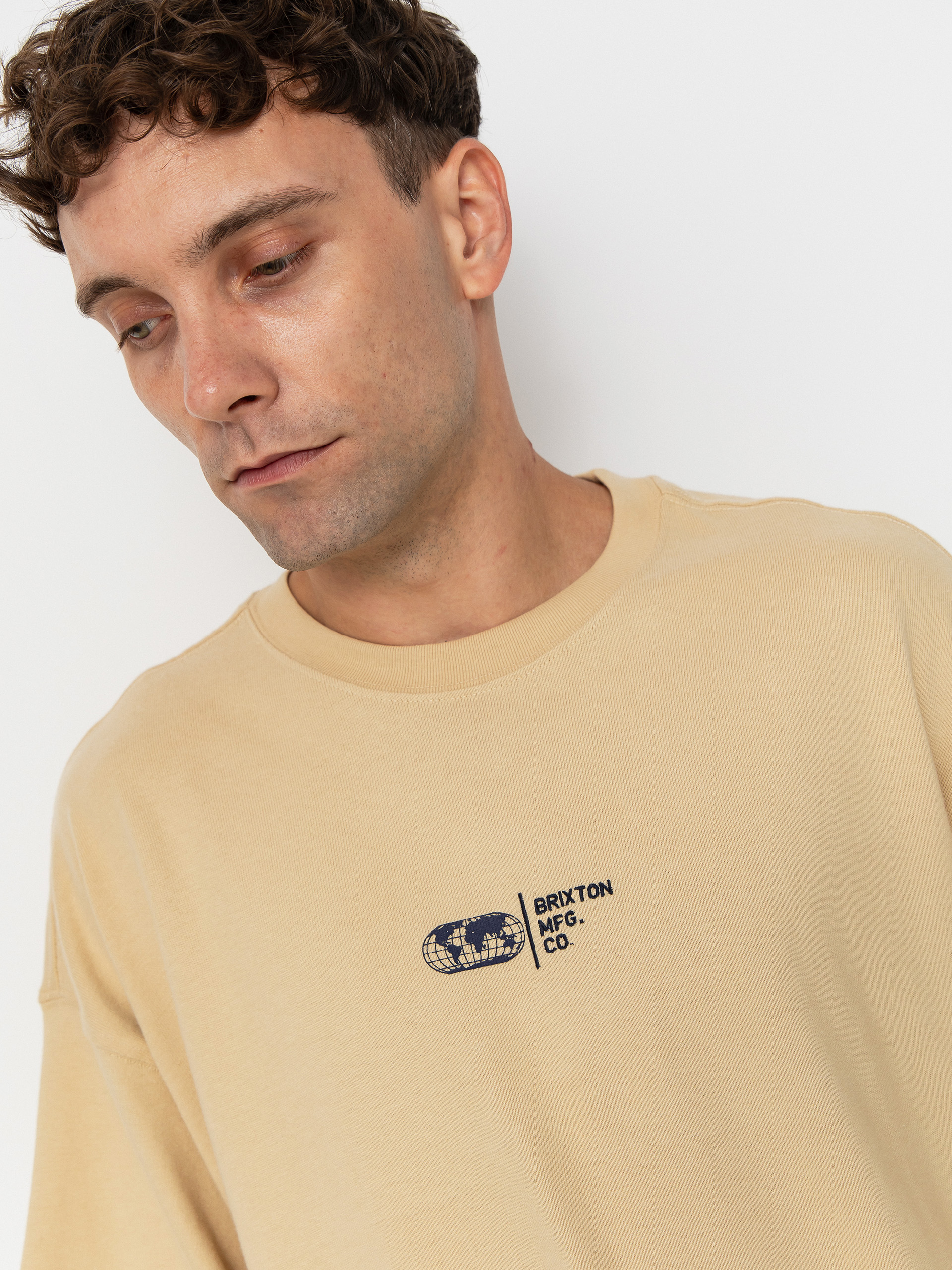 Brixton T-Shirt Union Hw Relaxed (cream classic wash)