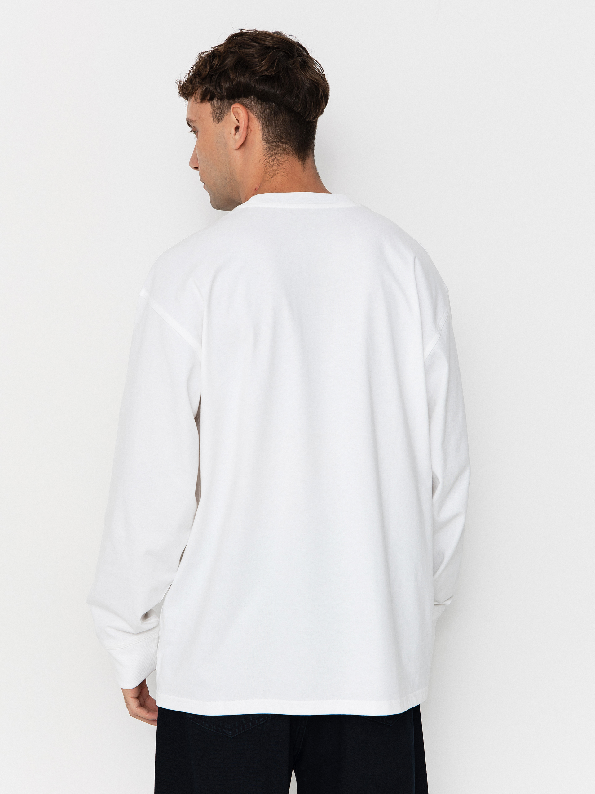 Carhartt WIP Longsleeve American Script (white)