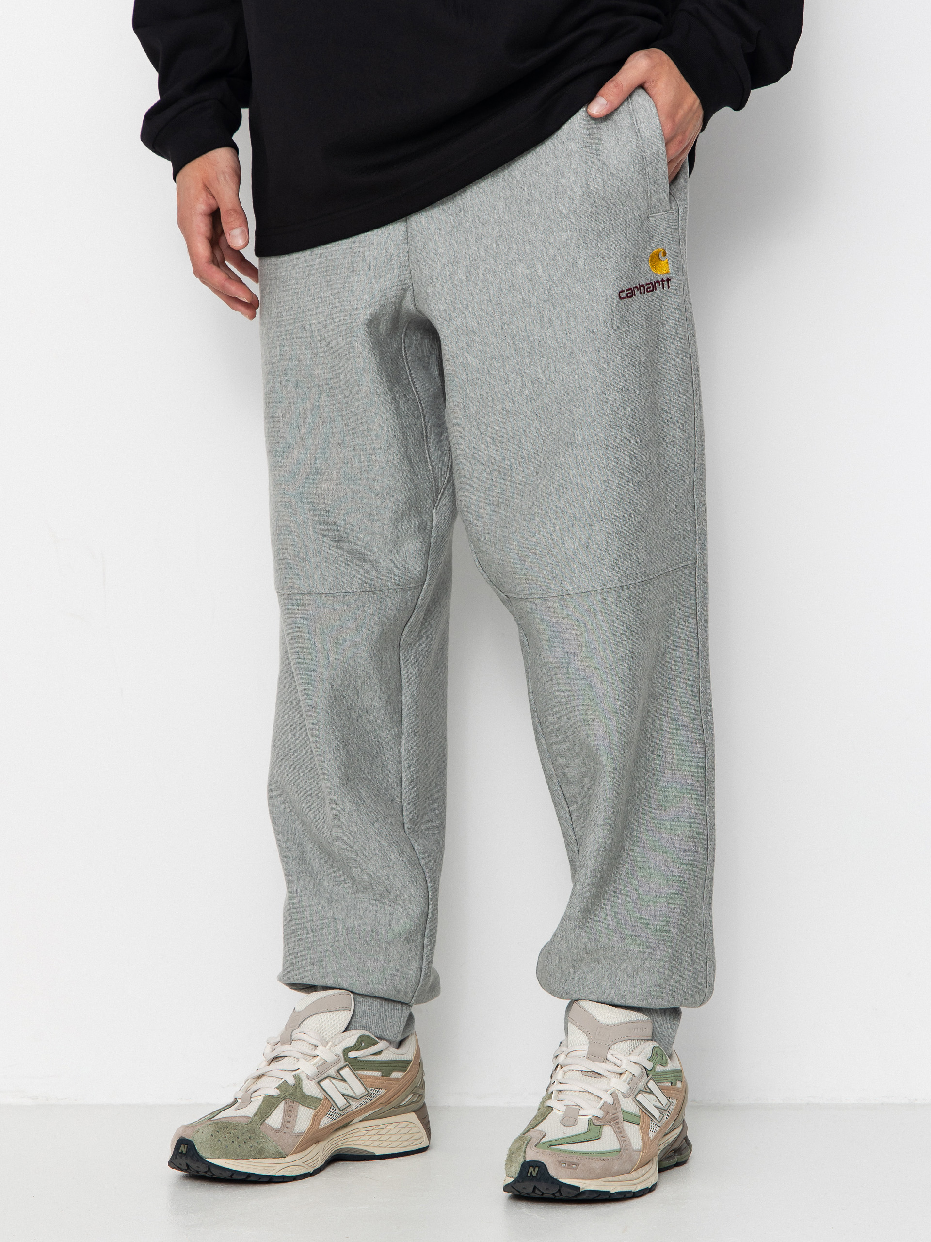 Carhartt WIP Pants American Script Jogging - grey (yosemite)