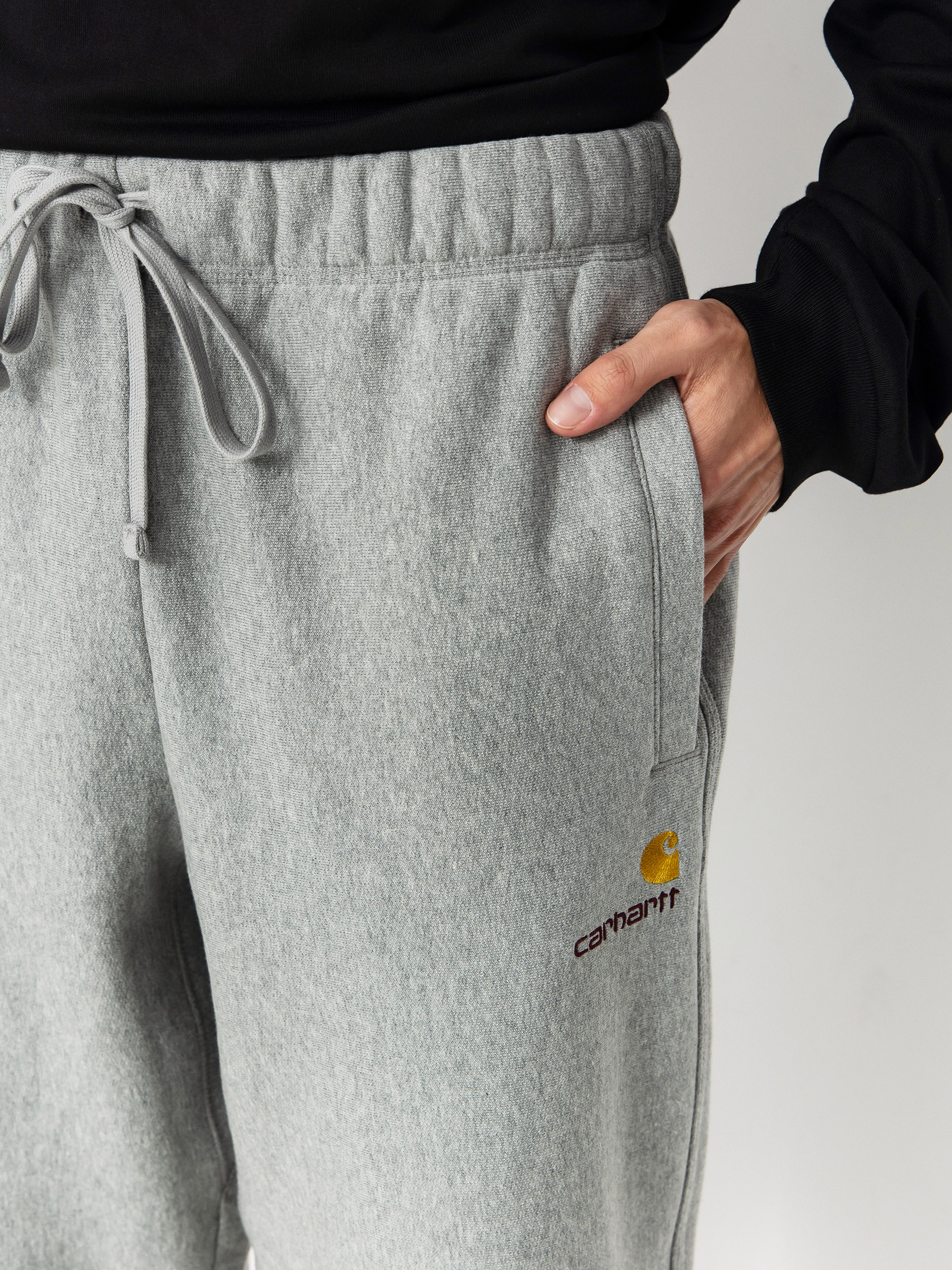 Carhartt WIP Hose American Script Jogging (grey heather)