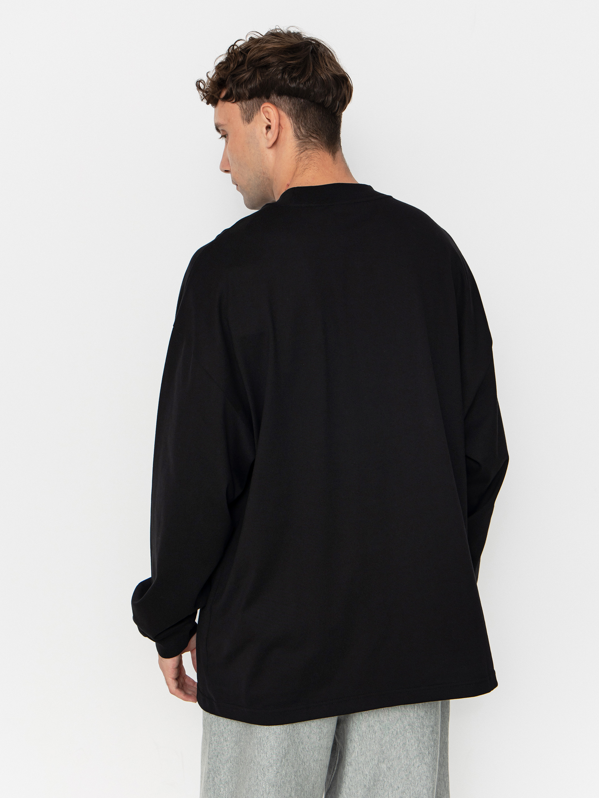 Carhartt WIP Longsleeve Schooling Mockneck - black (black/wax)