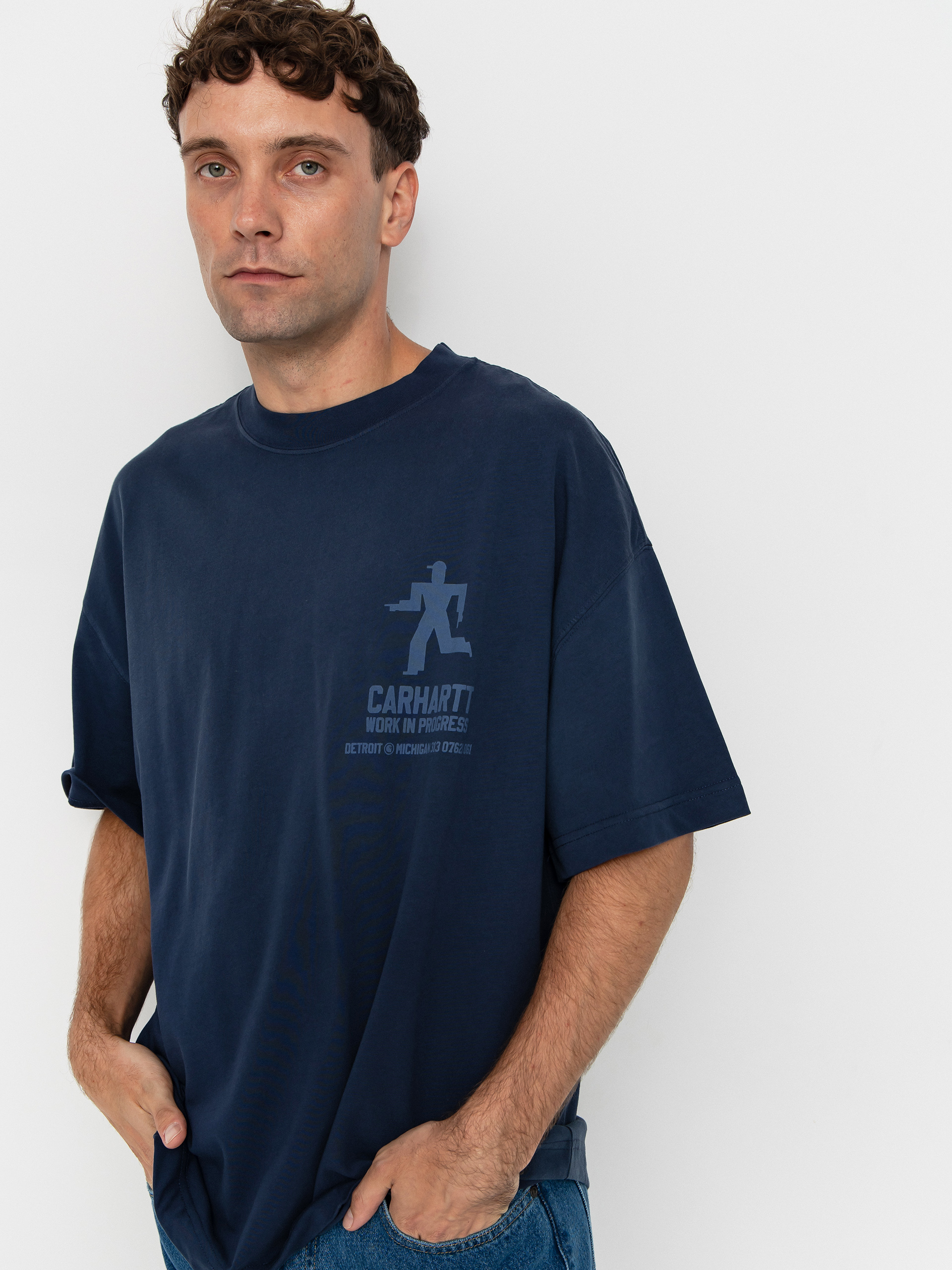 Carhartt WIP T-Shirt Distance (jupiter/stone dyed)