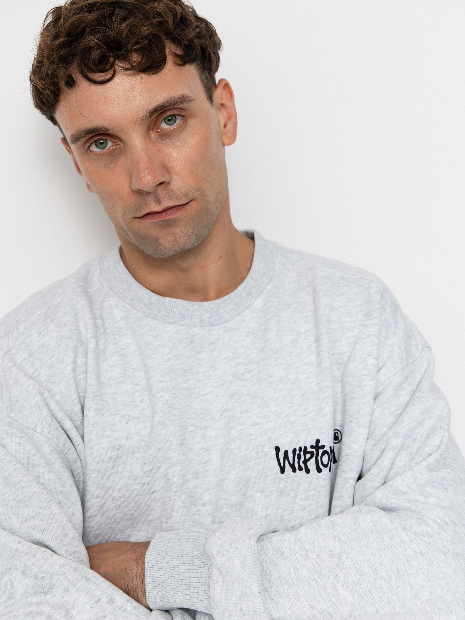 Carhartt WIP Sweatshirt Wiptopia - grey (ash heather)