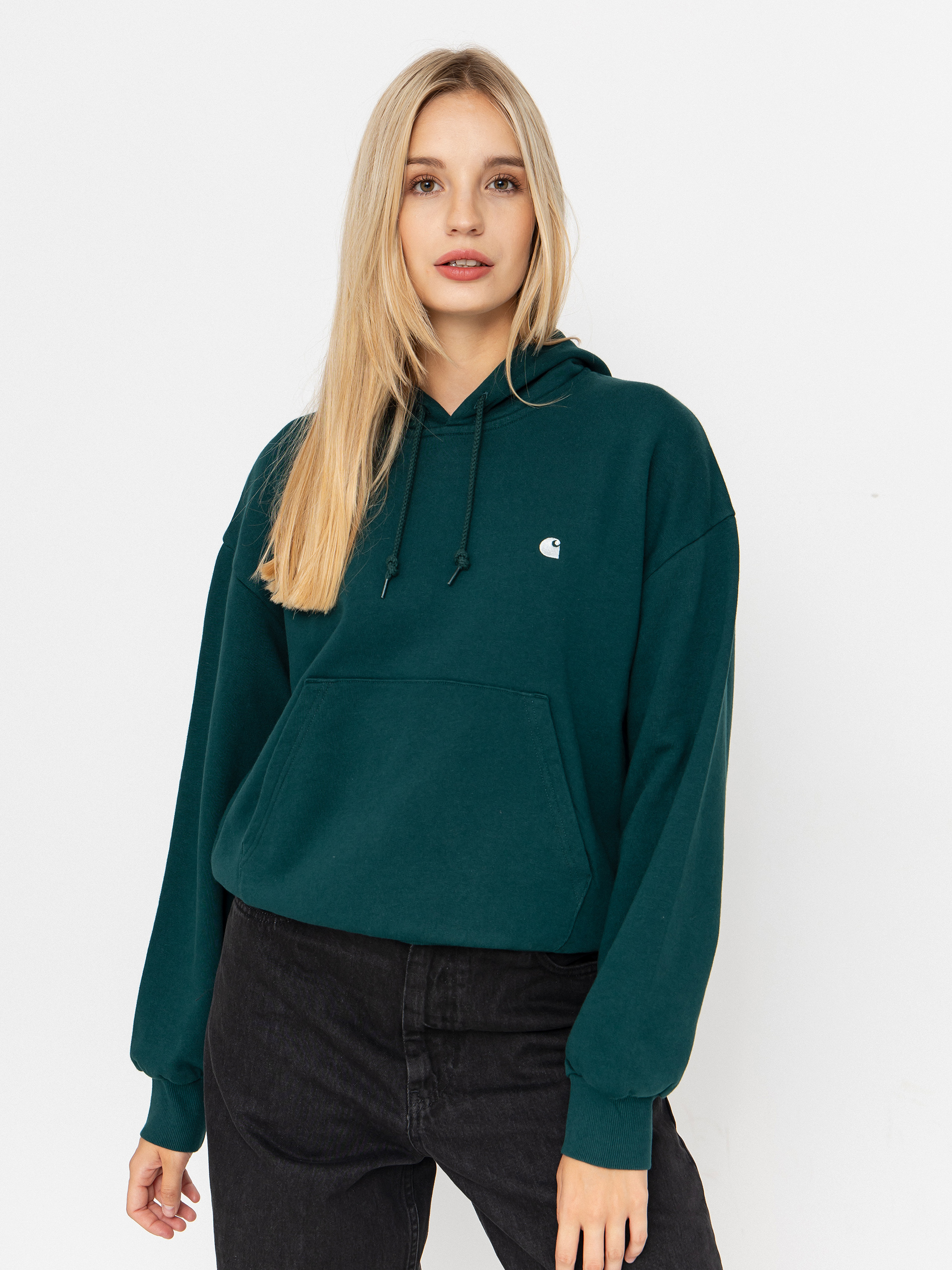 Carhartt WIP Casey HD Wmn Hoodie (dark fir/silver)