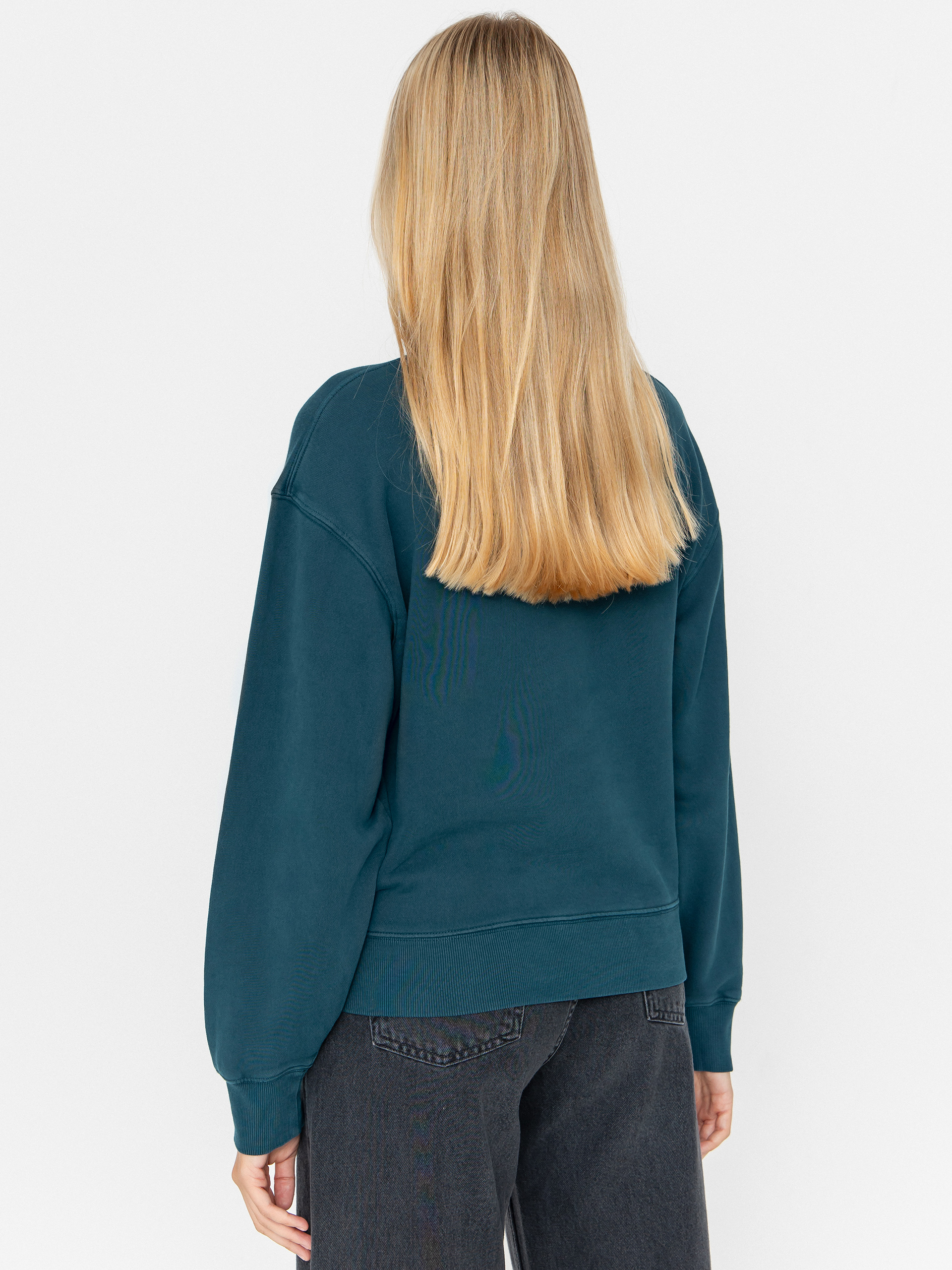 Carhartt WIP Nelson Wmn Sweatshirt (deep lagoon/garment dyed)