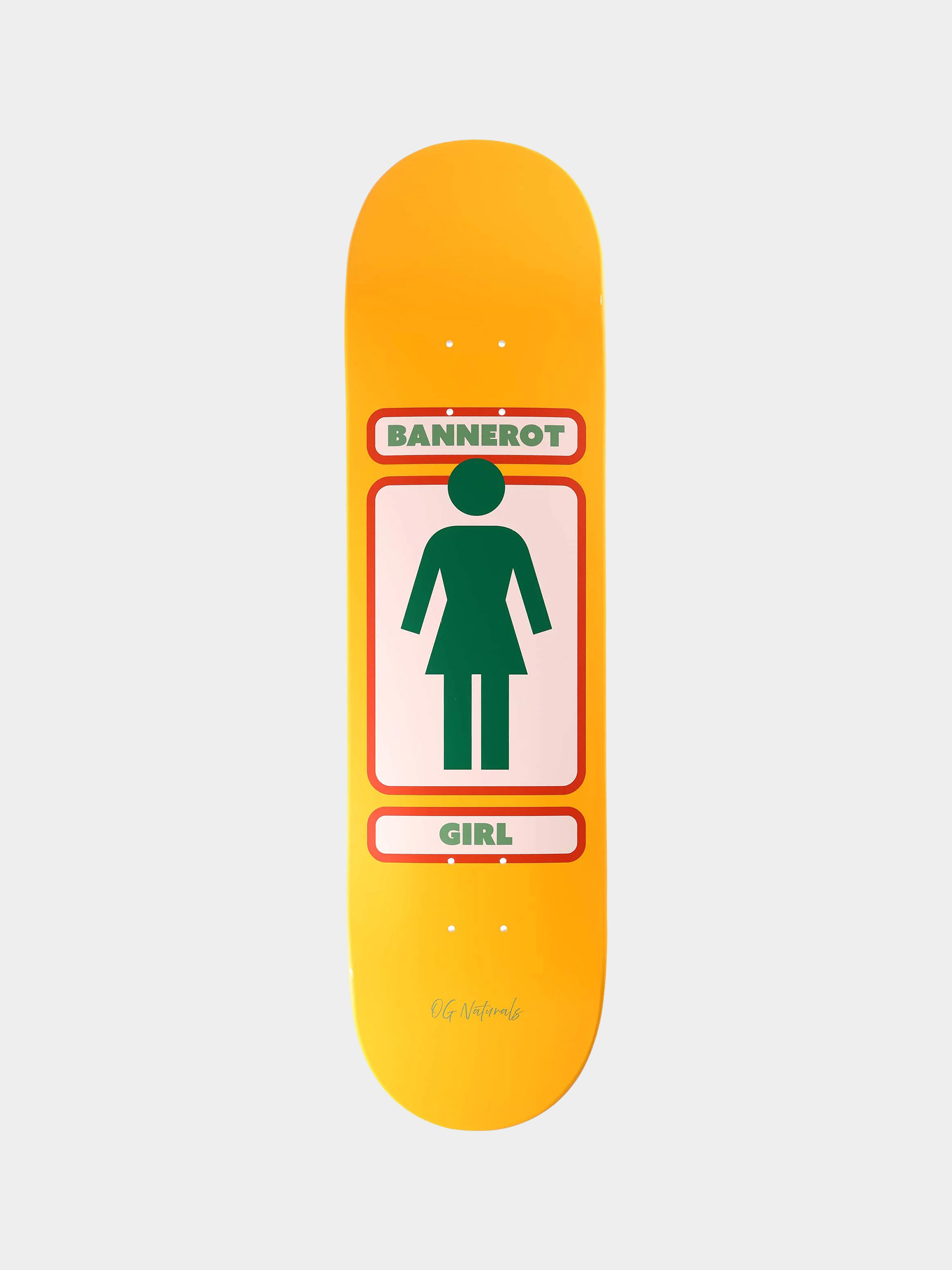 April Skateboards Deck Og Logo (white/gold)