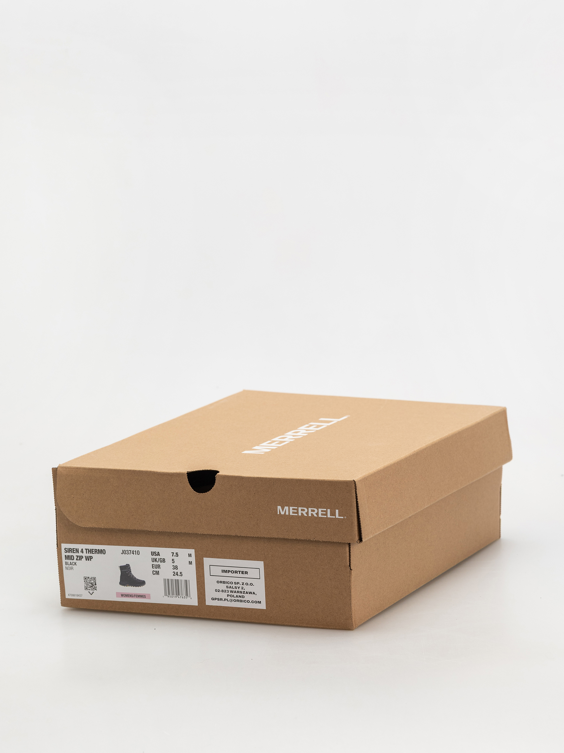 Merrell Siren 4 Thermo Mid Zip Wp Wmn Shoes (black)