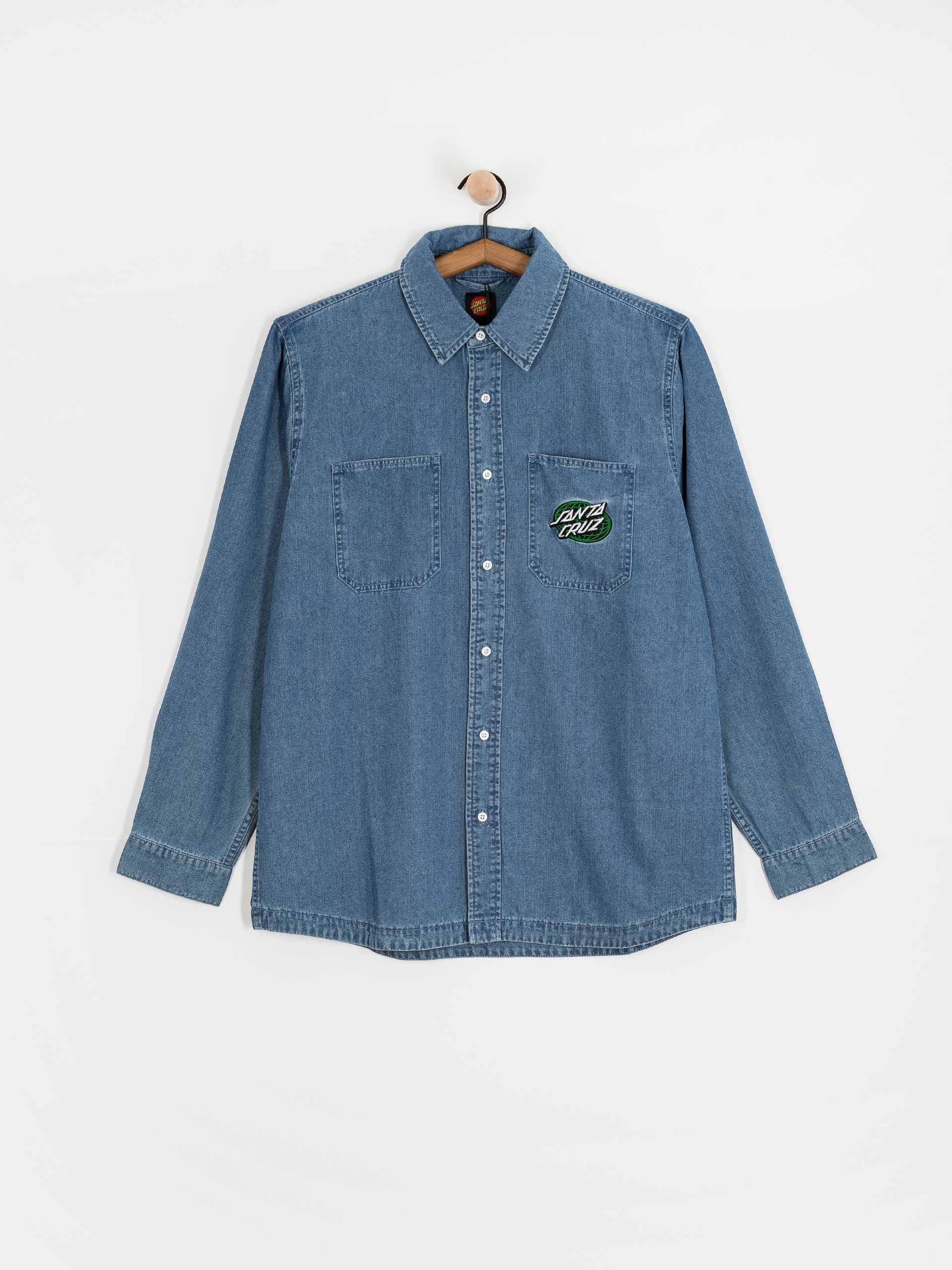 Santa Cruz Hemd Global Oval Dot (classic blue)