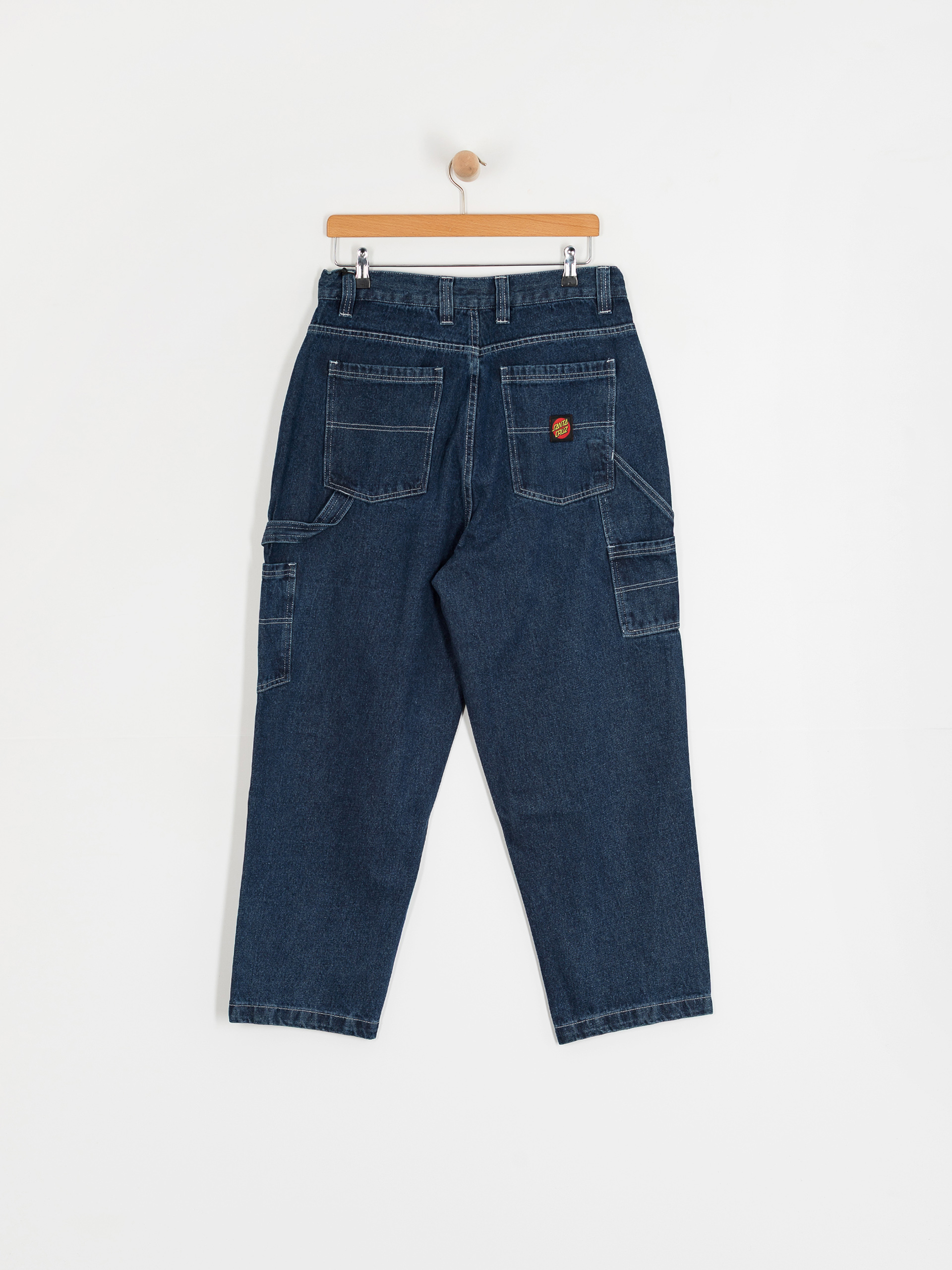 Santa Cruz Pants Carpenter (dark denim/white)