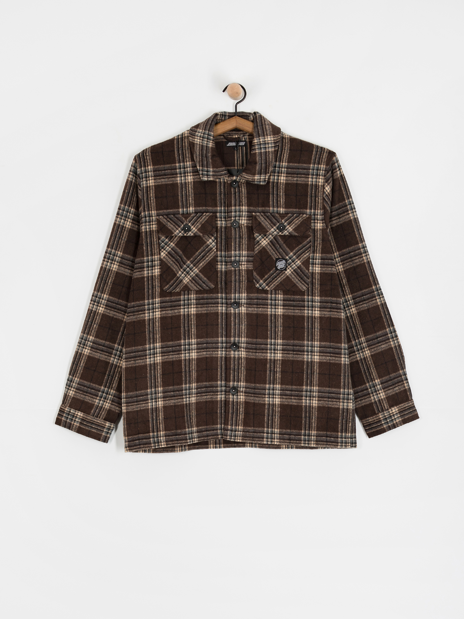 Santa Cruz Shirt Lodge (chestnut check)