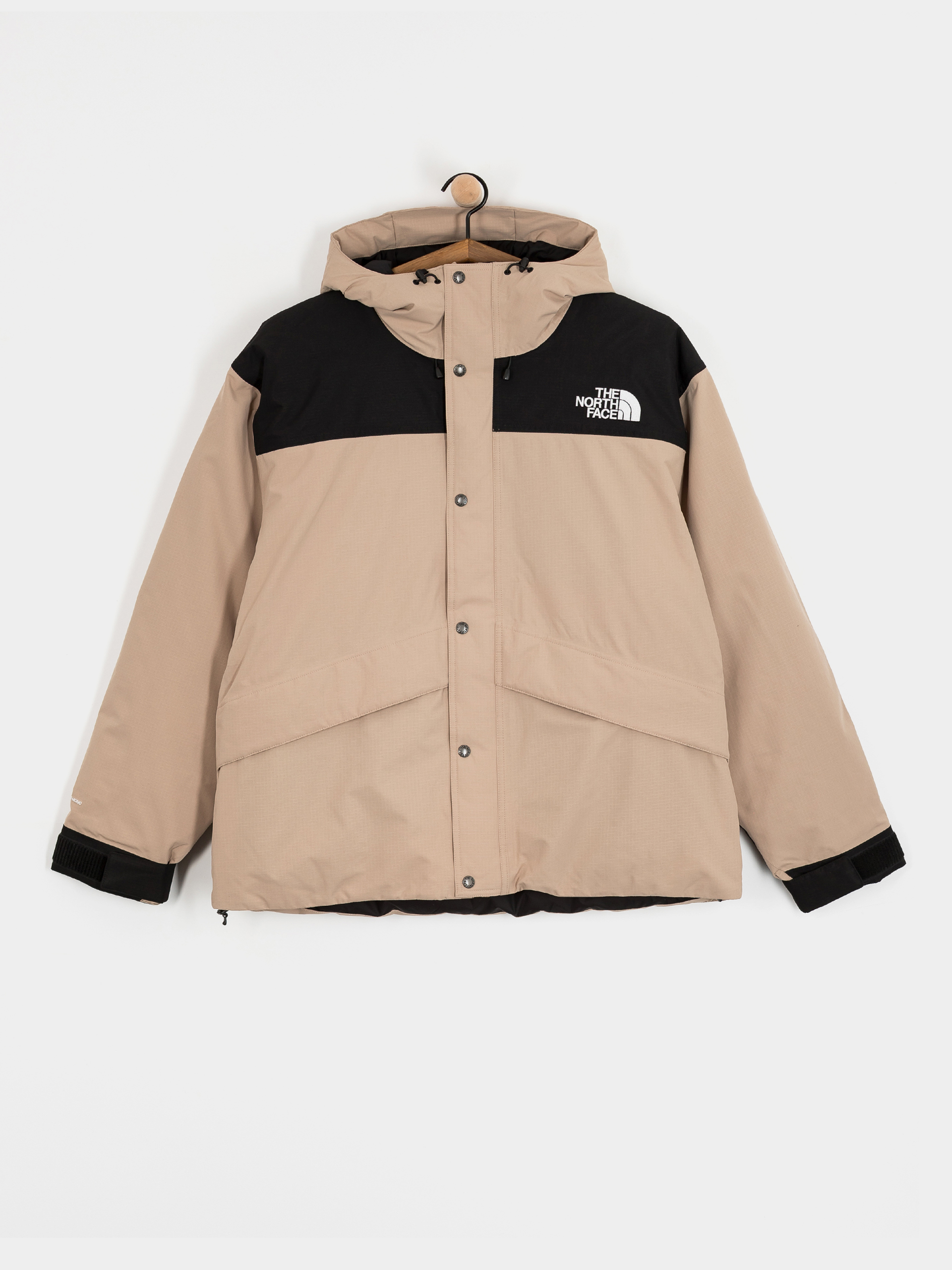 The North Face Mountain Down Jacket (mushroom grey/tnf black)