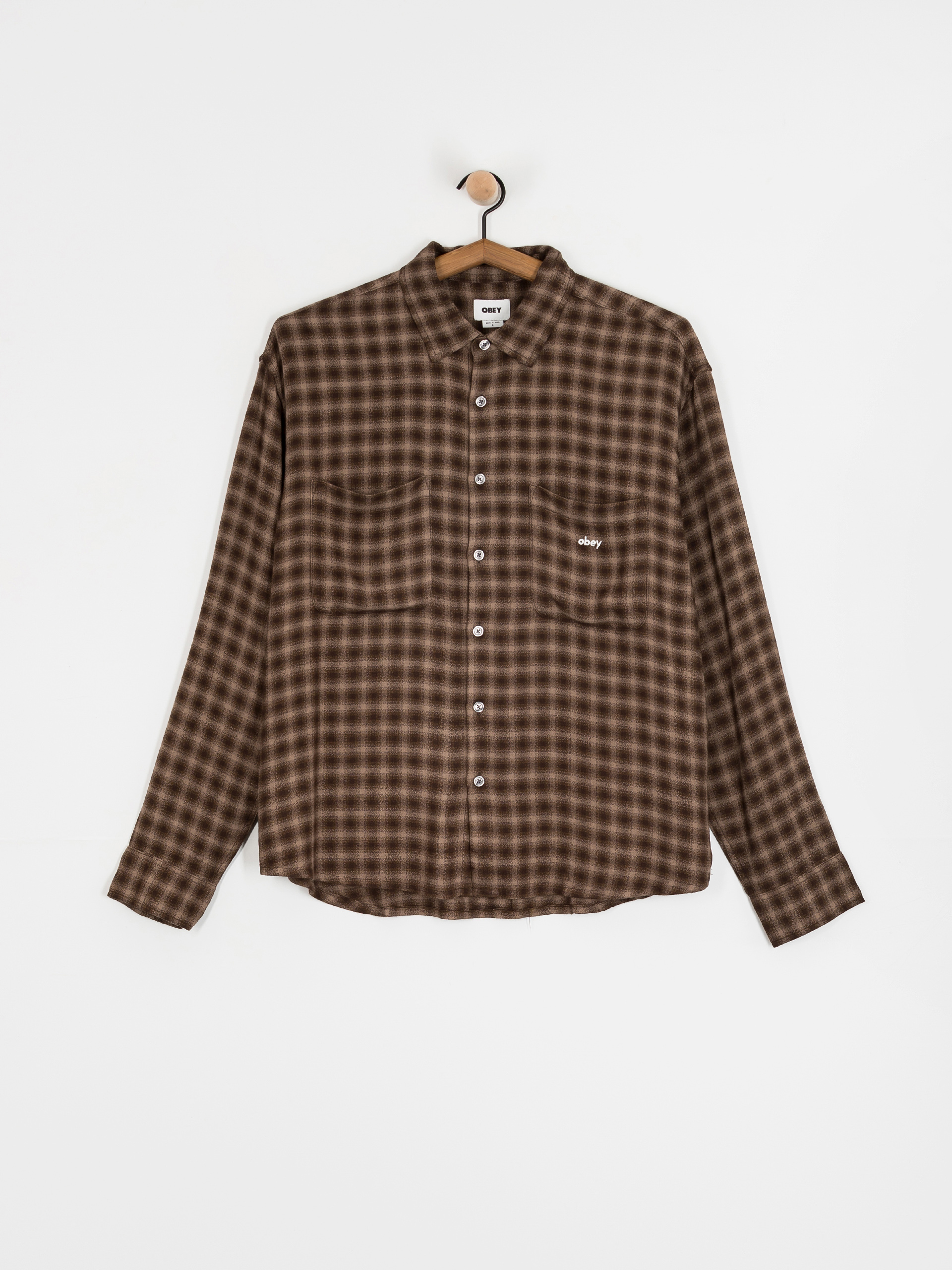 OBEY Hemd Clarence Woven (black multi)