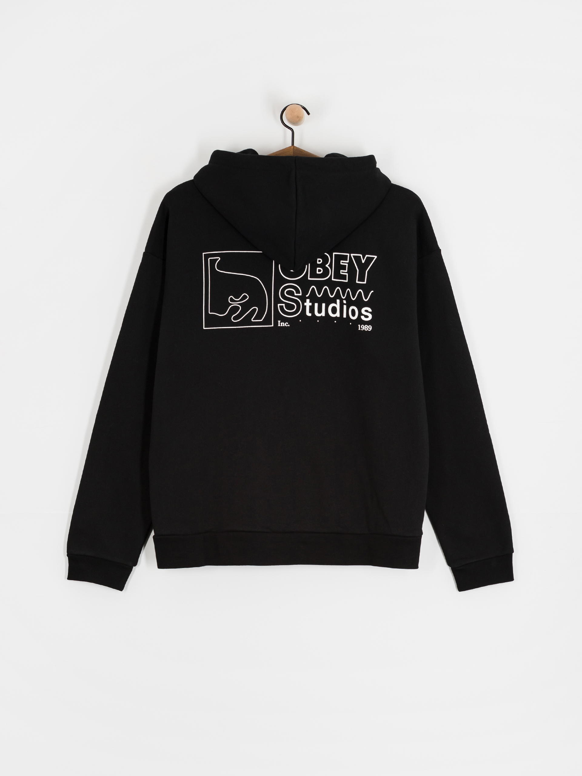 OBEY Hoodie Nico Extra Heavy HD (black)