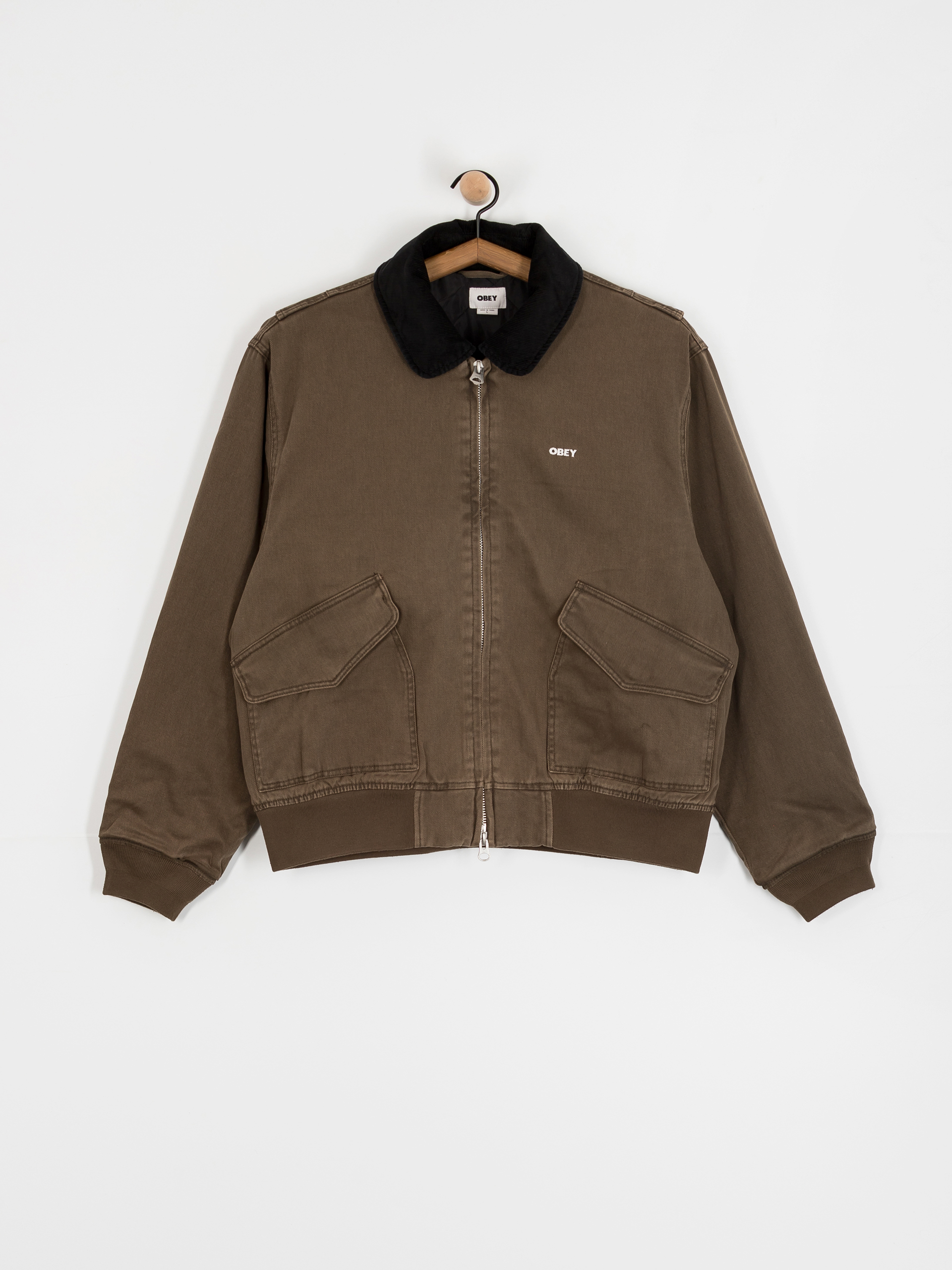 OBEY Jacket Fade Wash Cwu - green (wren faded wash)