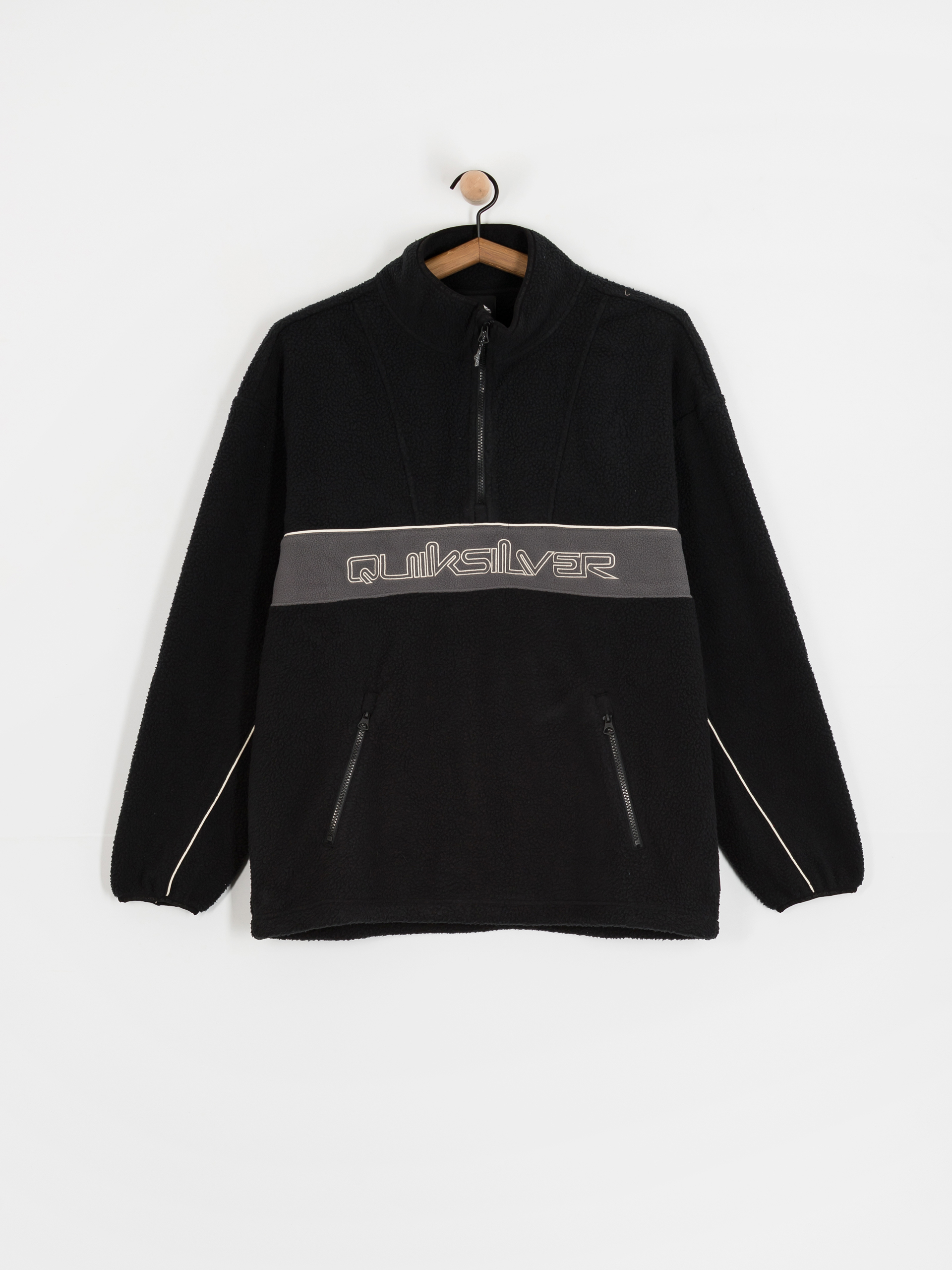 Mens Quiksilver Fleece  Omni Sherpa HZ (black)