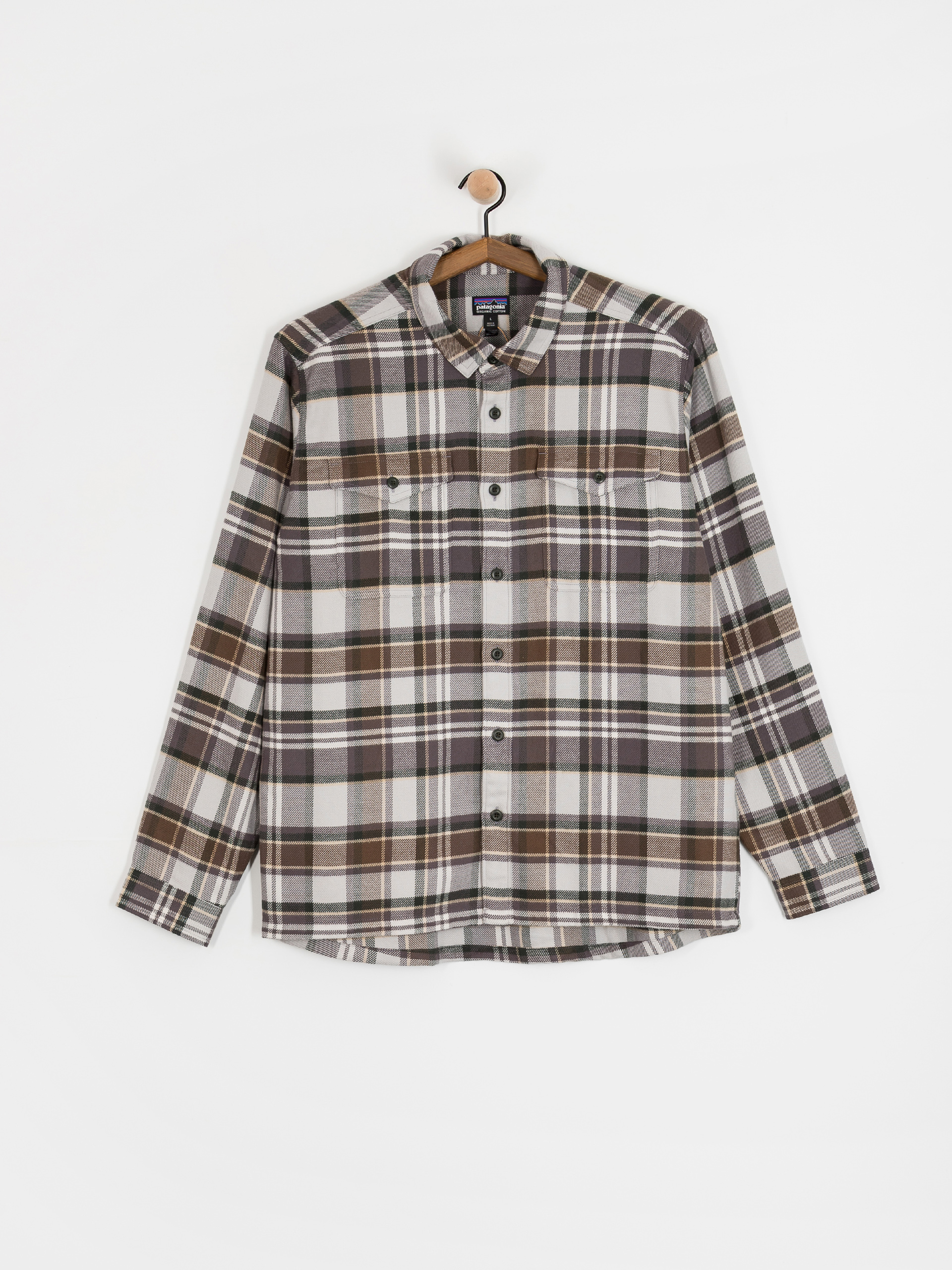 Patagonia Shirt Fjord Flannel (blizzard salt grey)
