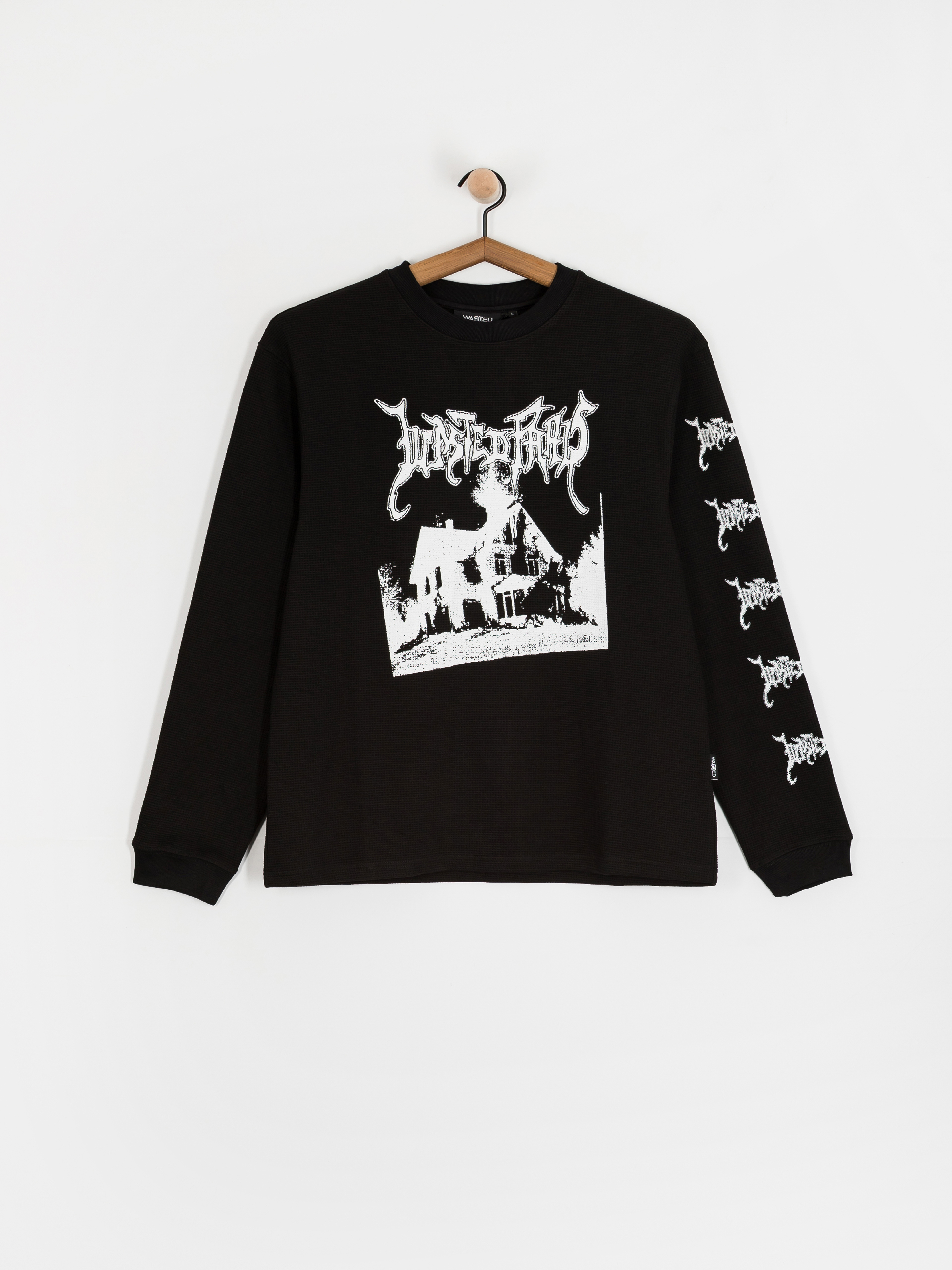 Wasted Paris Longsleeve Ignited Thermal (black)