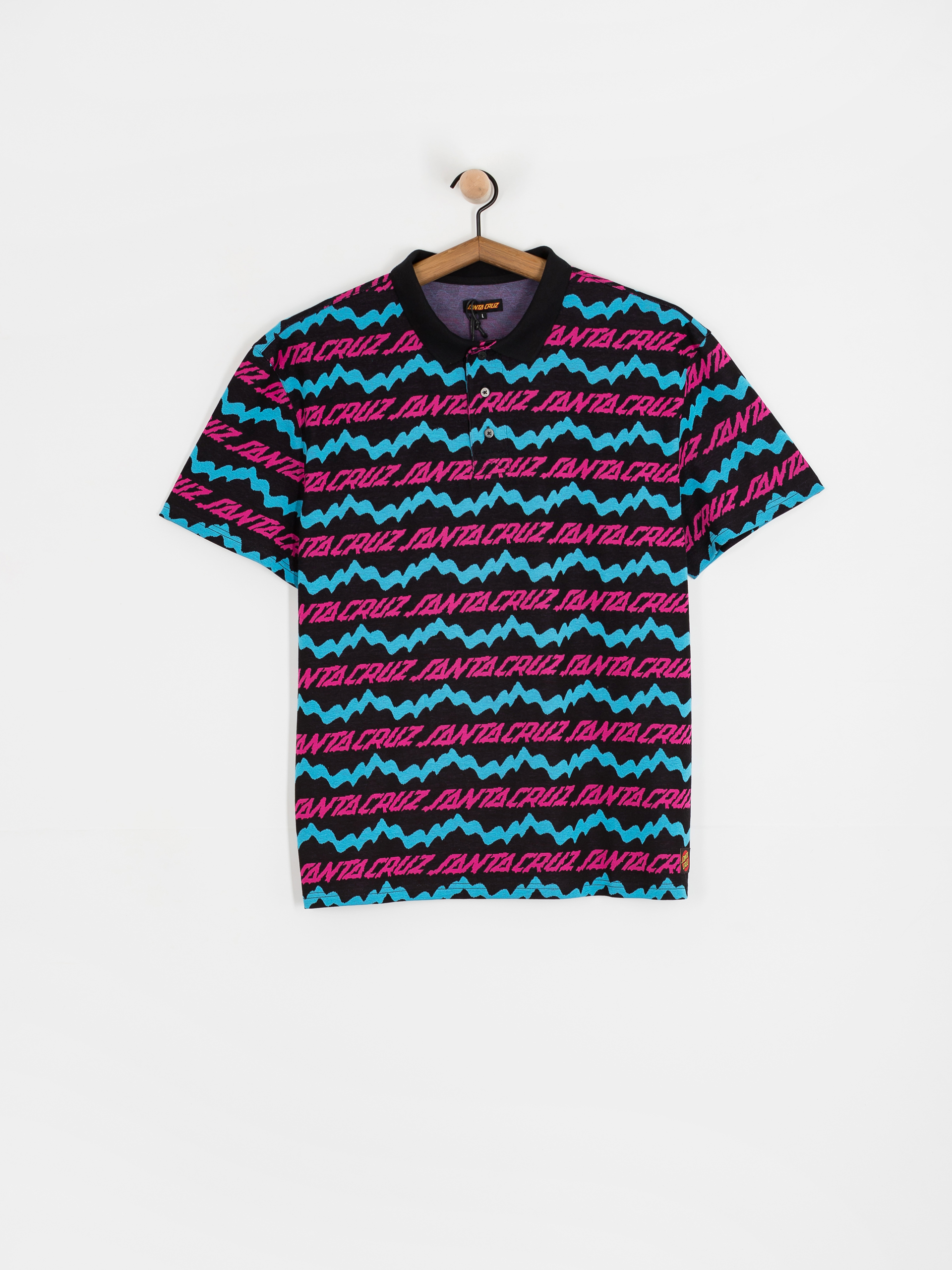 Santa Cruz T-Shirt Slime Drip Polo (black)