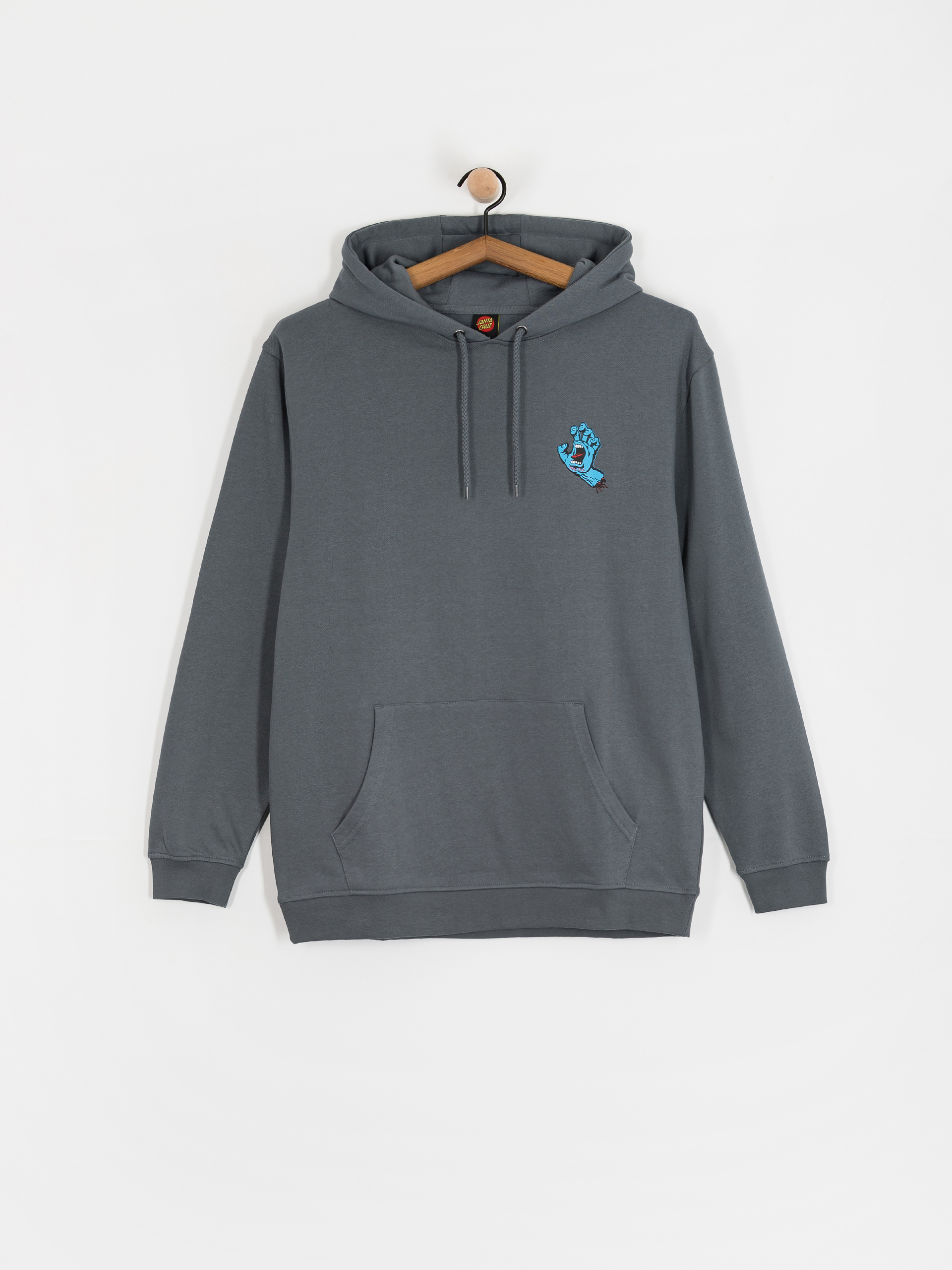 Santa Cruz Sweatshirt Screaming Hand Chest (storm grey)