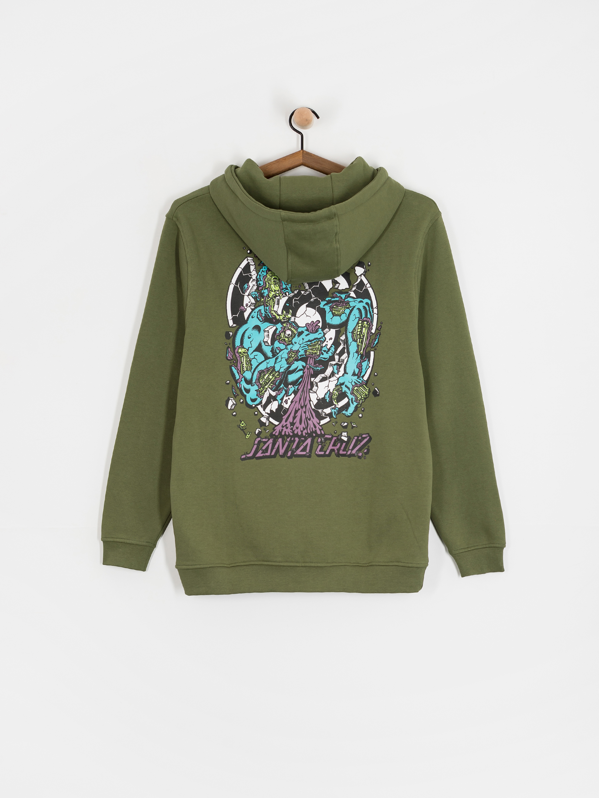 Santa Cruz Sweatshirt Roskopp Dissect Strip (dark moss)
