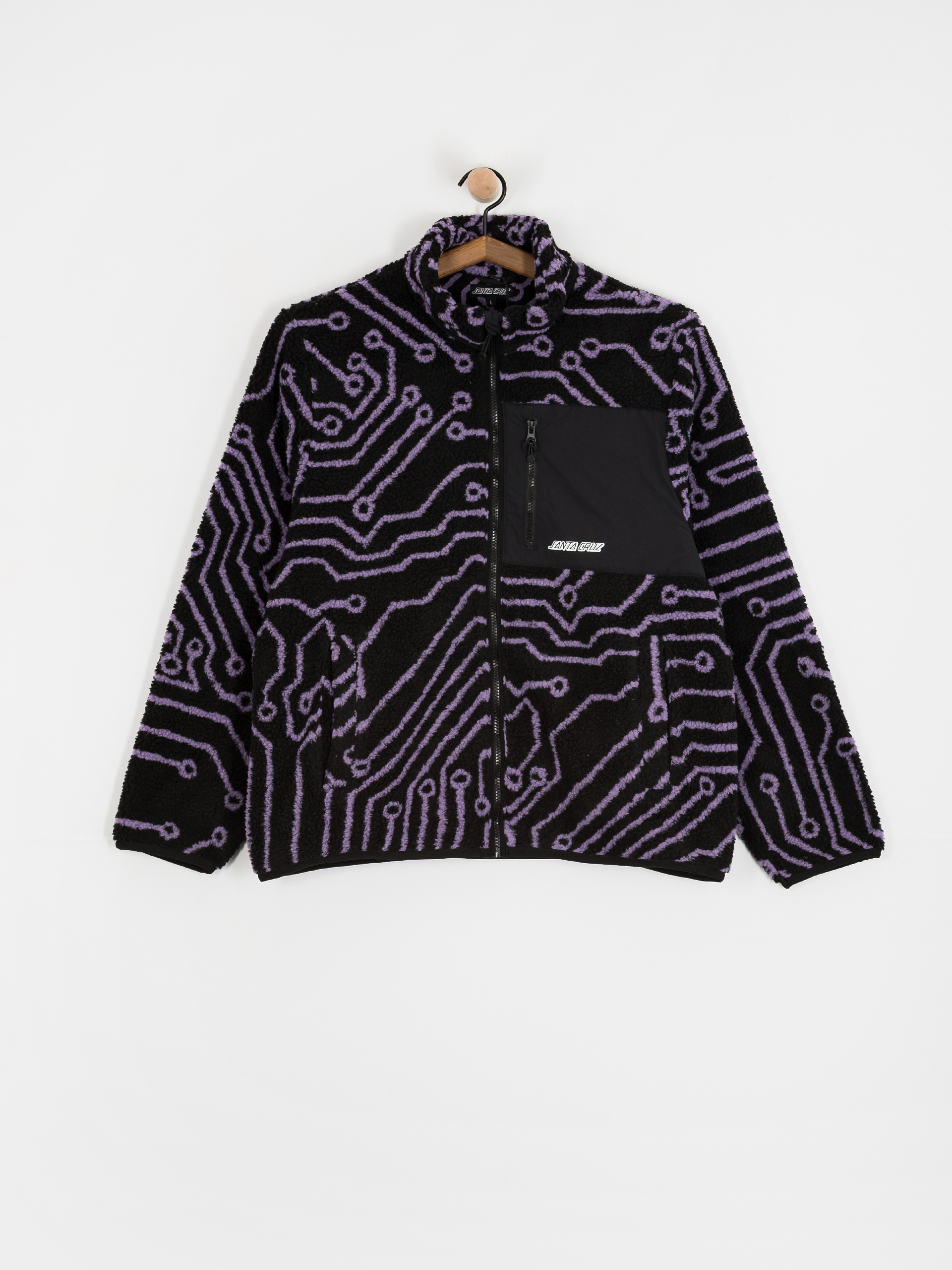 Santa Cruz Jacket Freestyle - black, violet (circuit)
