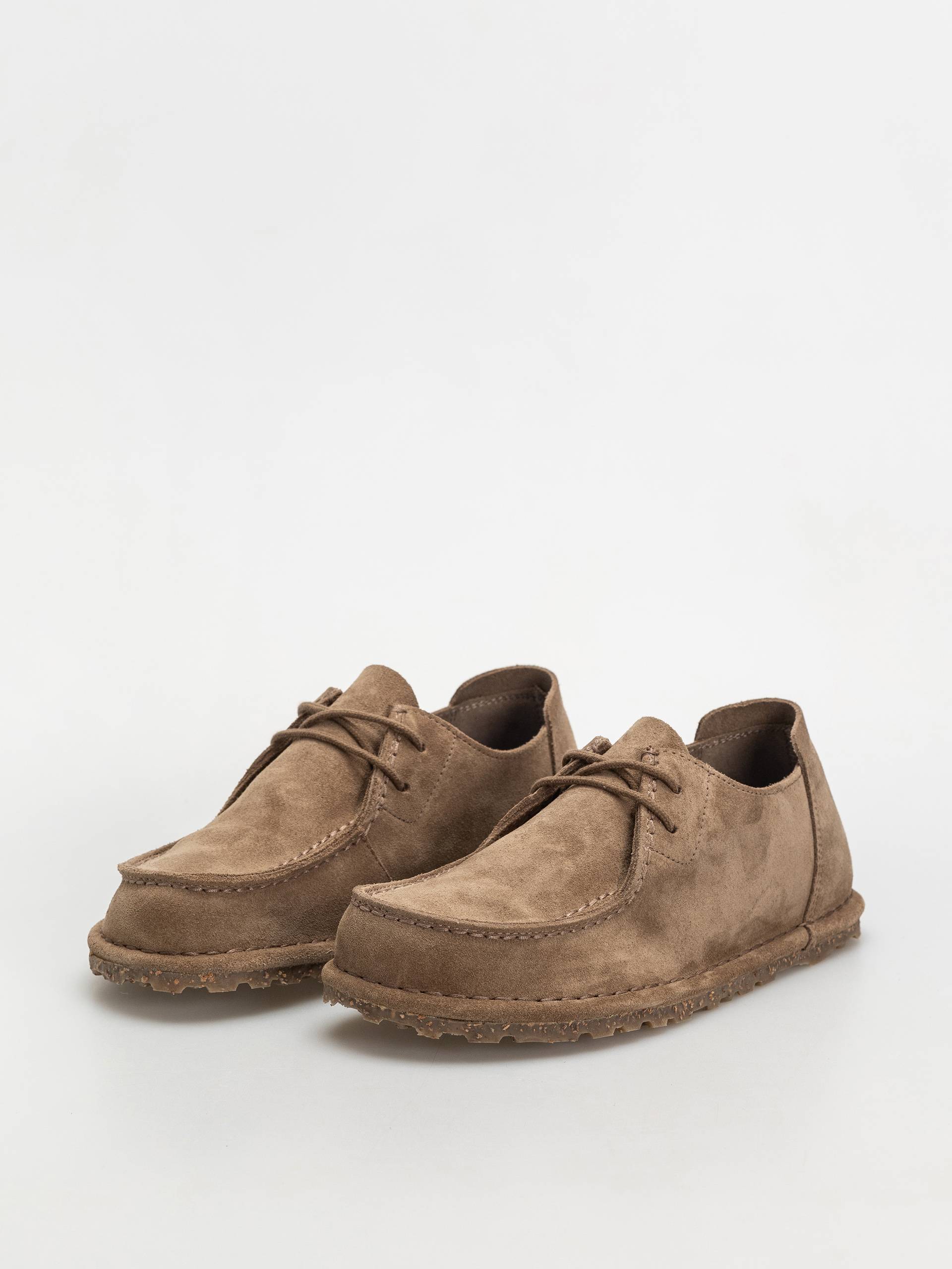 Birkenstock Utti Lace Suede Leather Narrow Wmn Flip Flops (gray taupe)