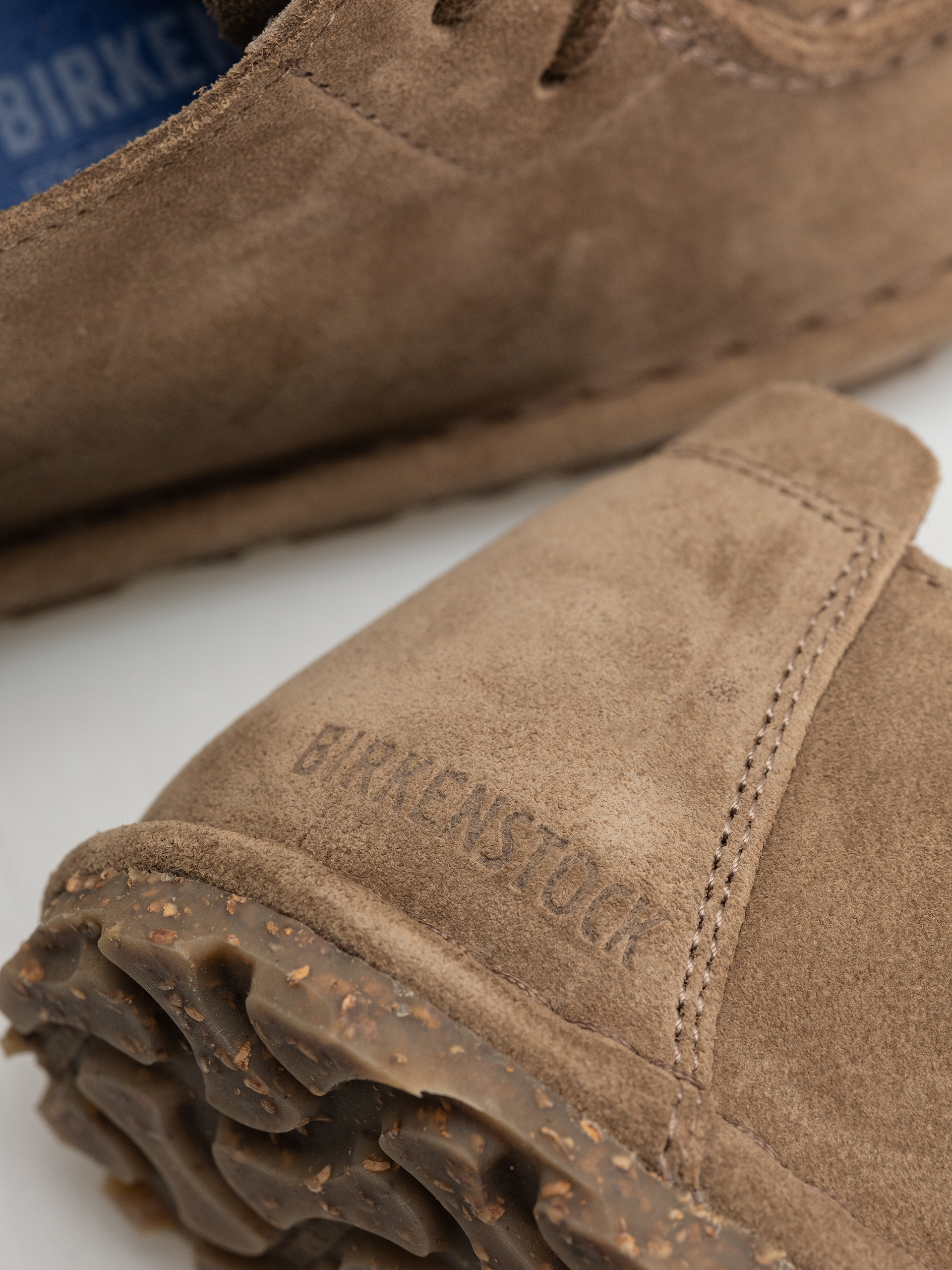 Birkenstock Utti Lace Suede Leather Narrow Wmn Flip Flops (gray taupe)