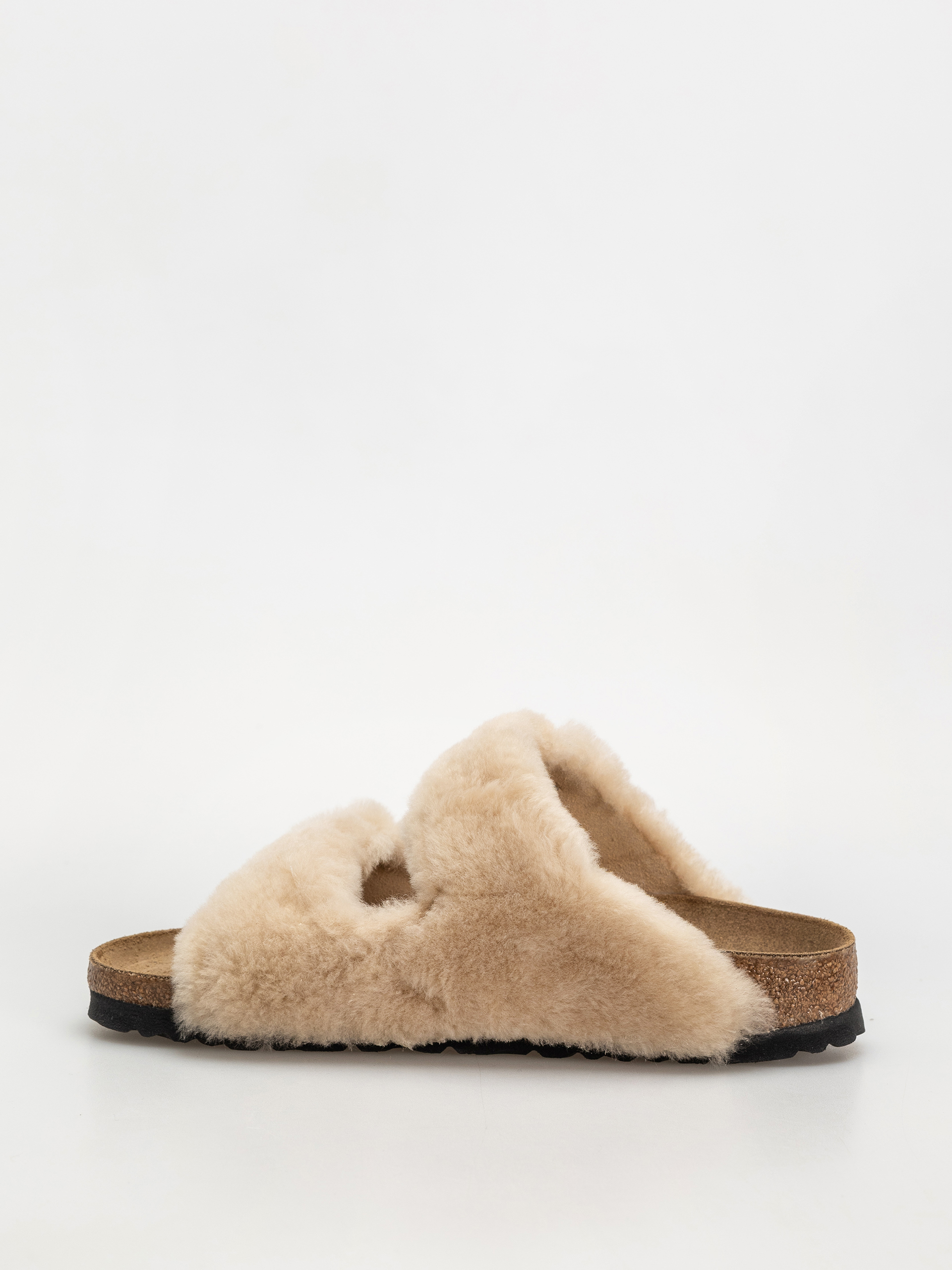 Birkenstock Arizona Shearling Cover Upper Narrow Flip flops Wmn (sandcastle)