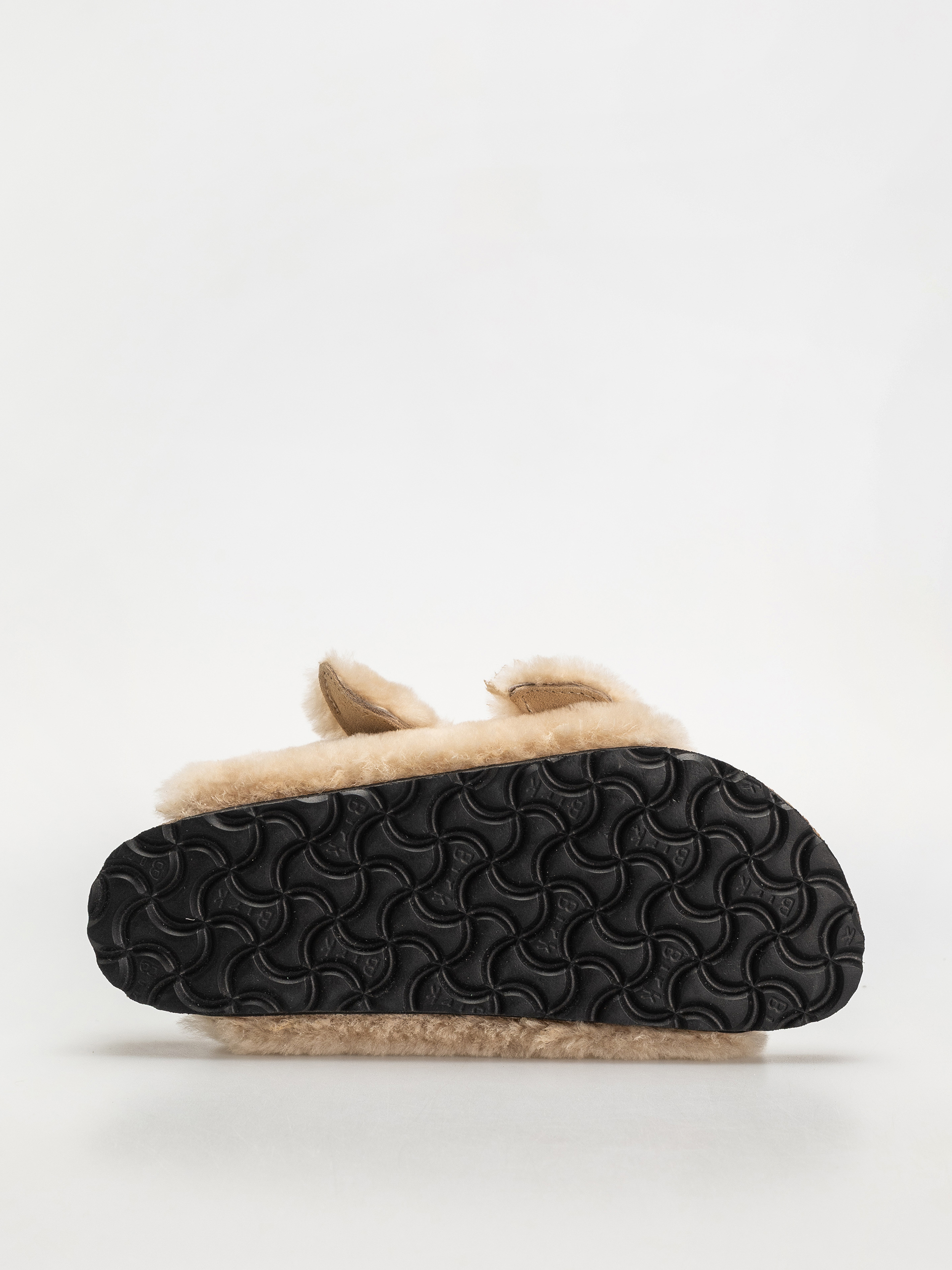 Birkenstock Arizona Shearling Cover Upper Narrow Wmn Flip Flops (sandcastle)