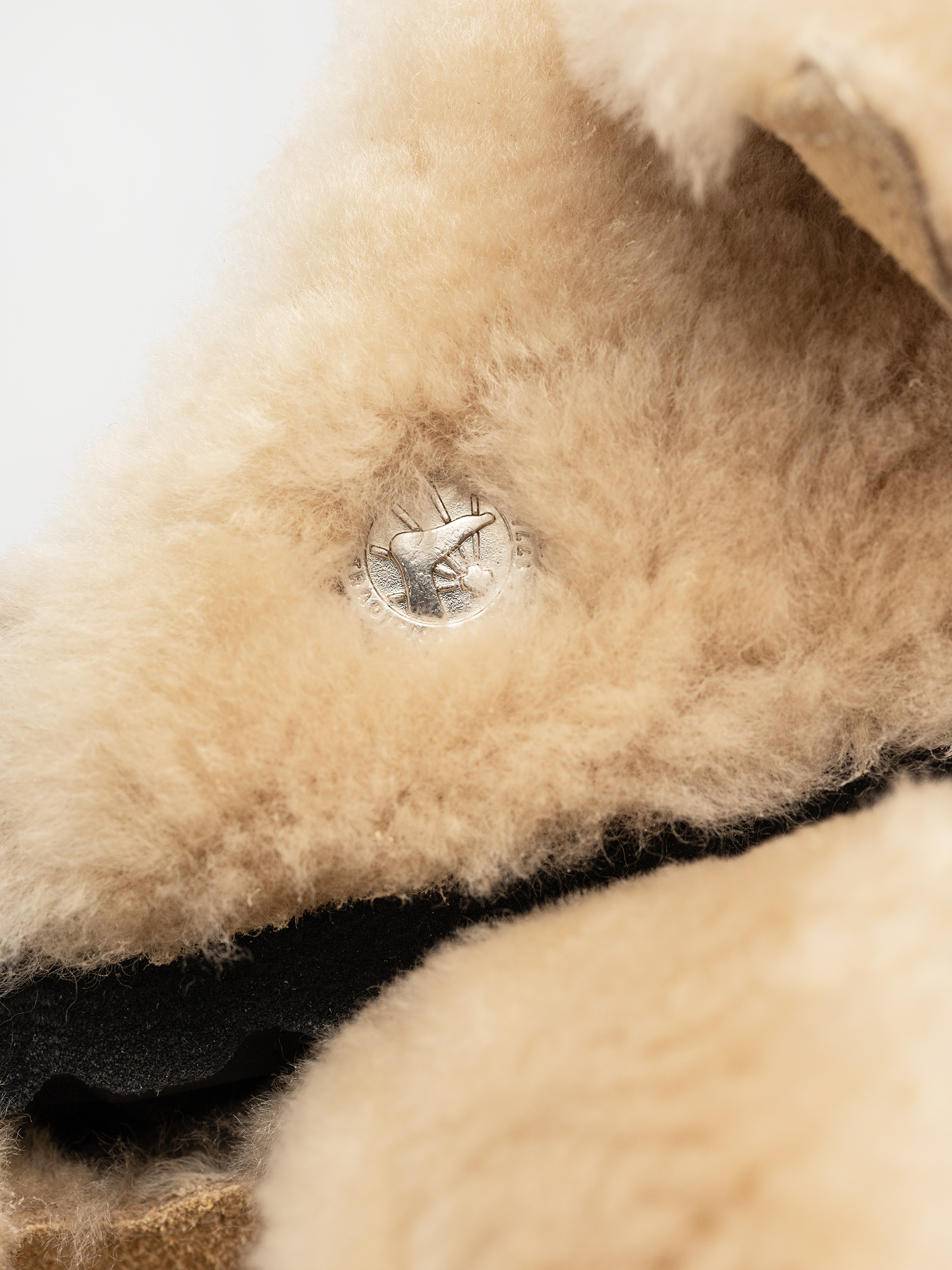 Birkenstock Arizona Shearling Cover Upper Narrow Wmn Flip Flops (sandcastle)