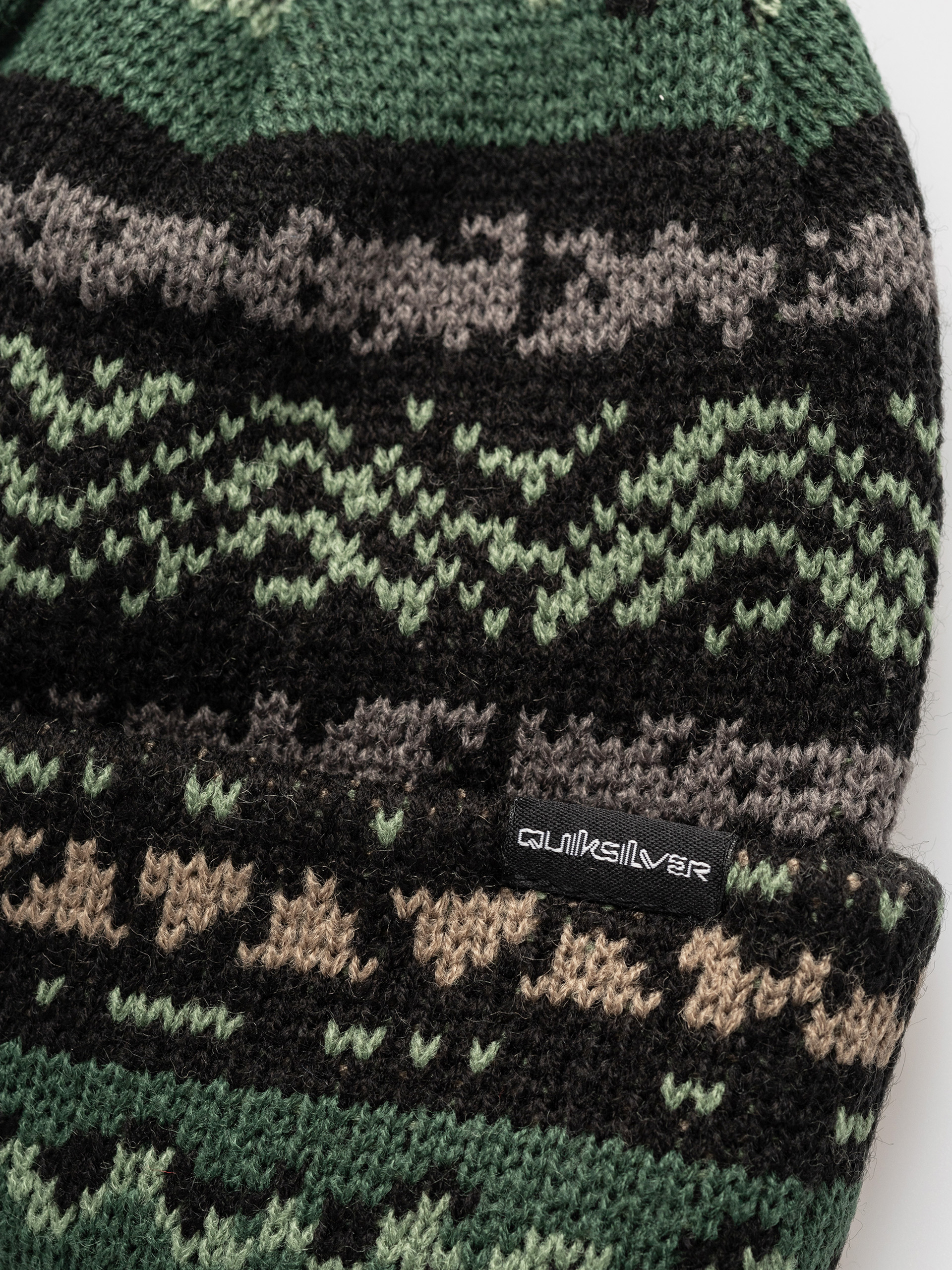 Quiksilver Archive Beanie - black, green (true black)