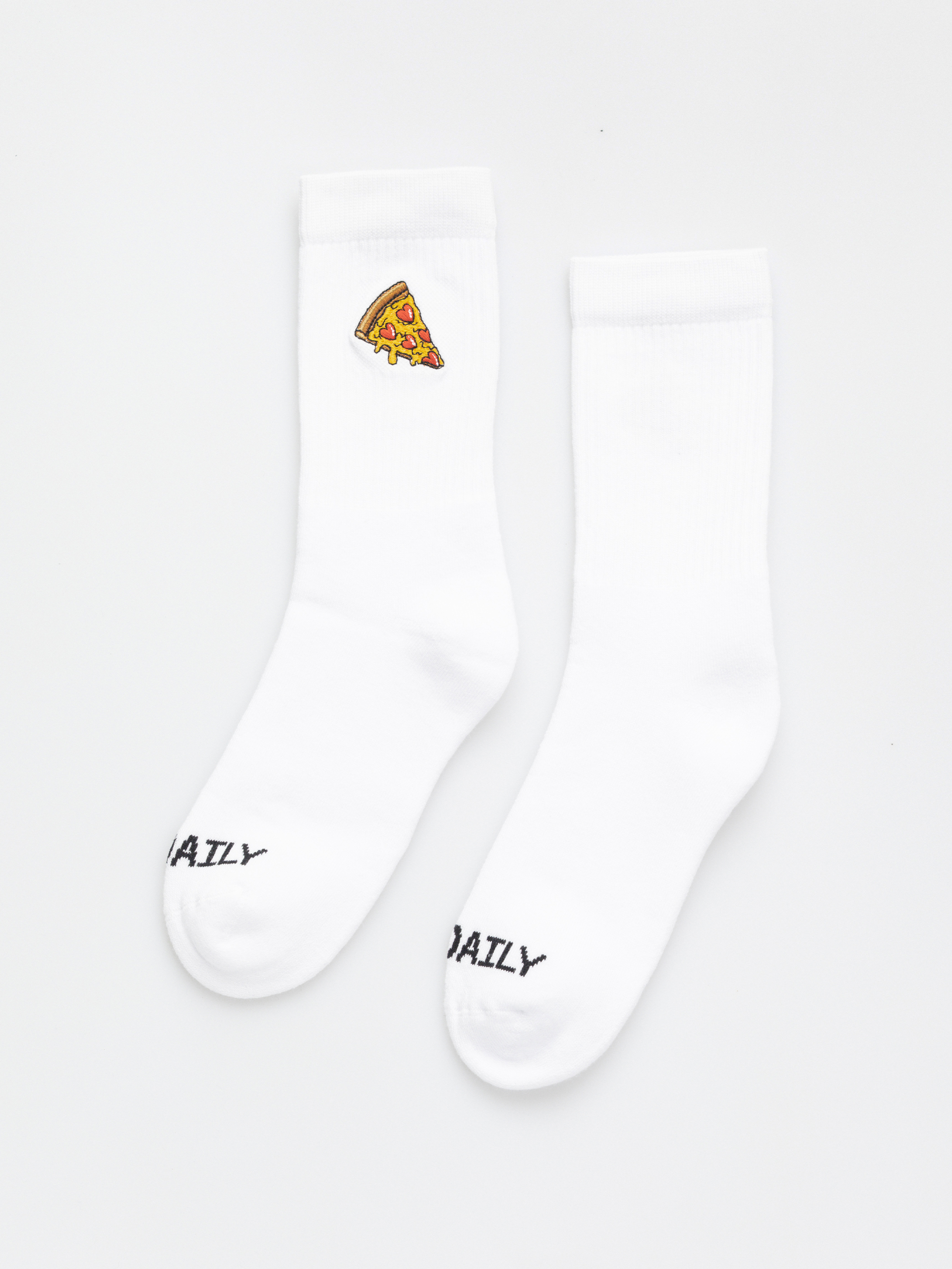 Iriedaily Pizza Loves Socks (white)