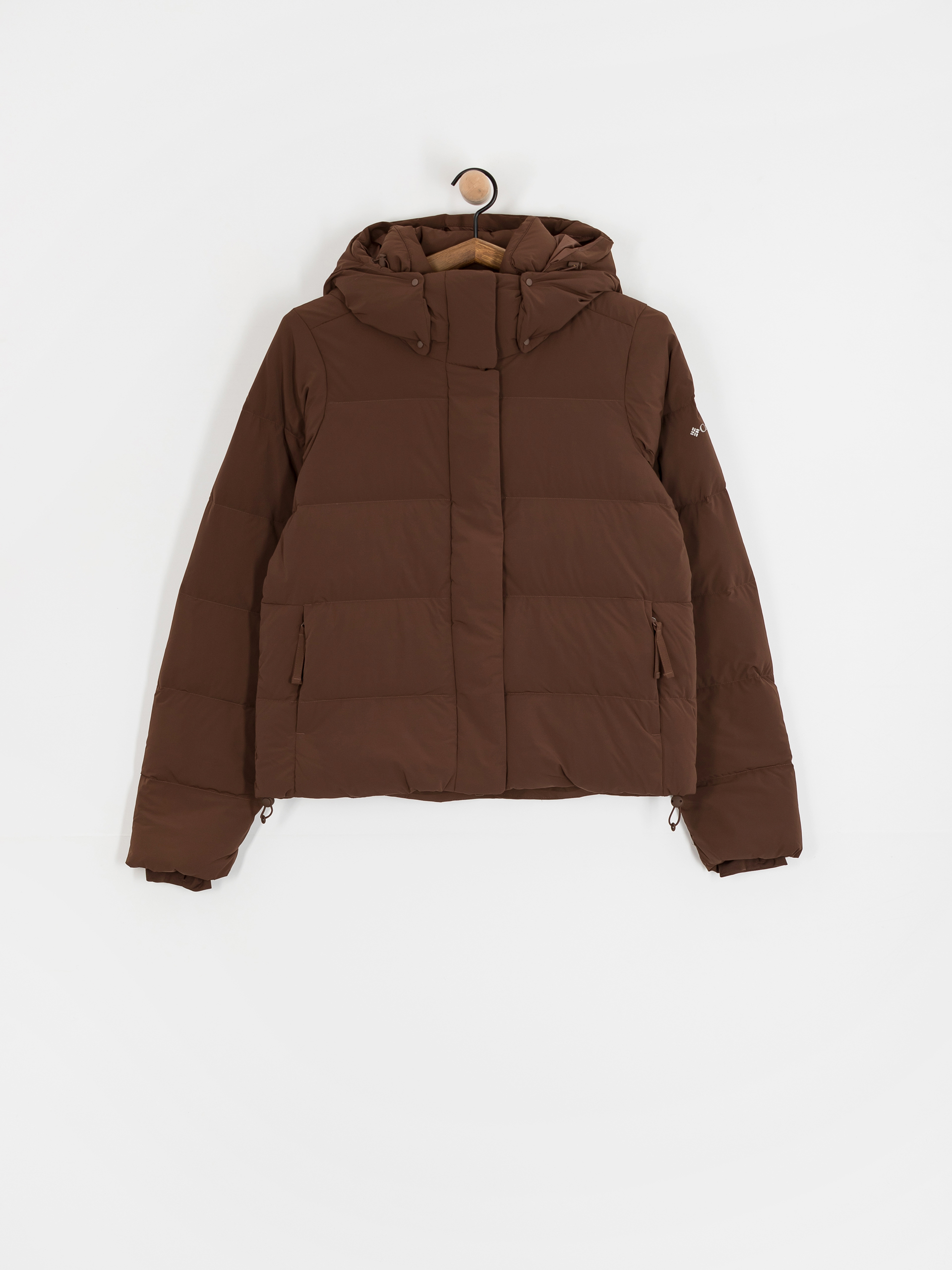 Columbia Amaze Puff Hooded Wmn Jacket - brown (tobacco)