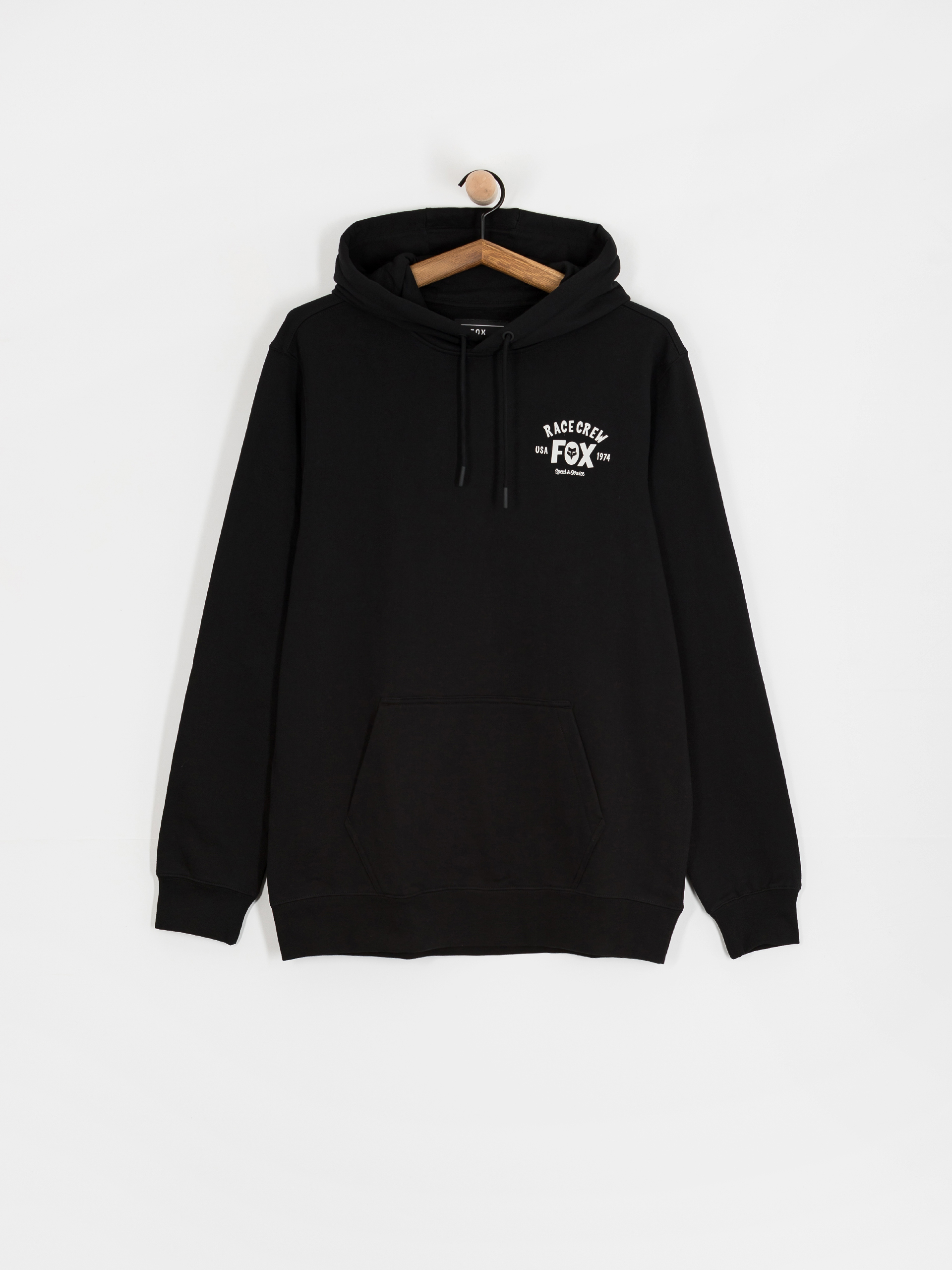 Fox Slogan HD Hoodie (black)