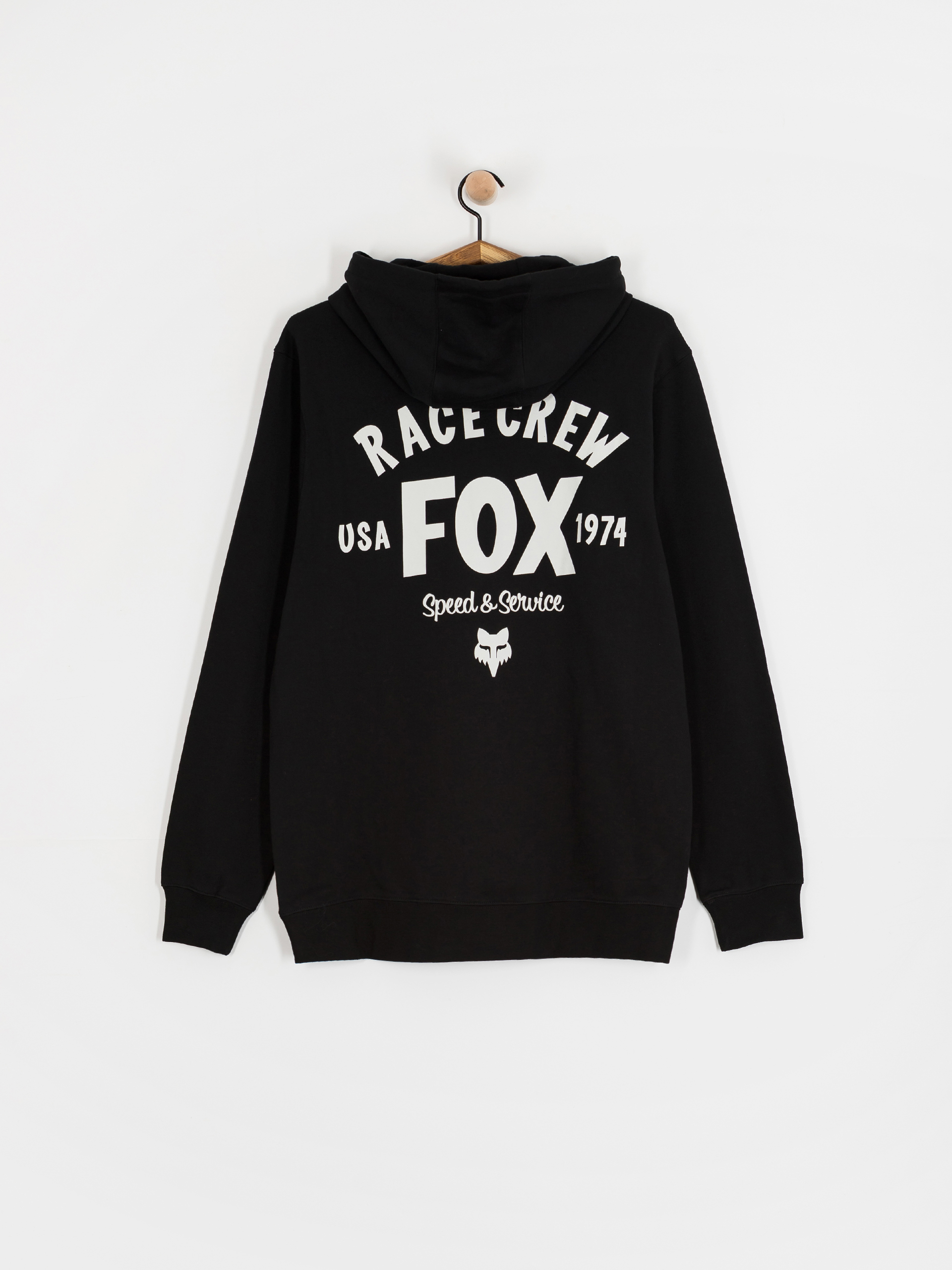 Fox Slogan HD Hoodie (black)