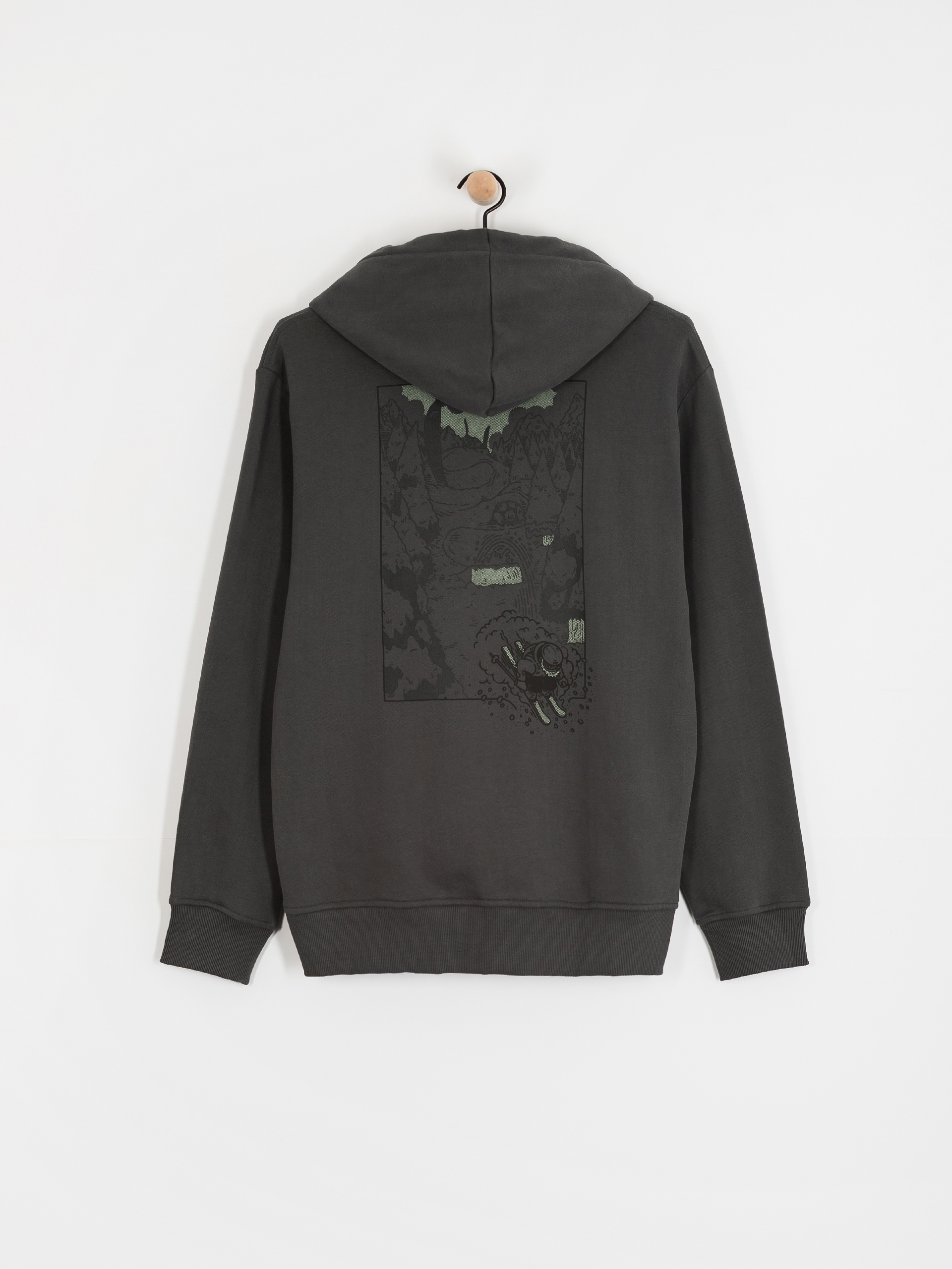 The North Face Hoodie Powder Days Relaxed HD (asphalt grey)