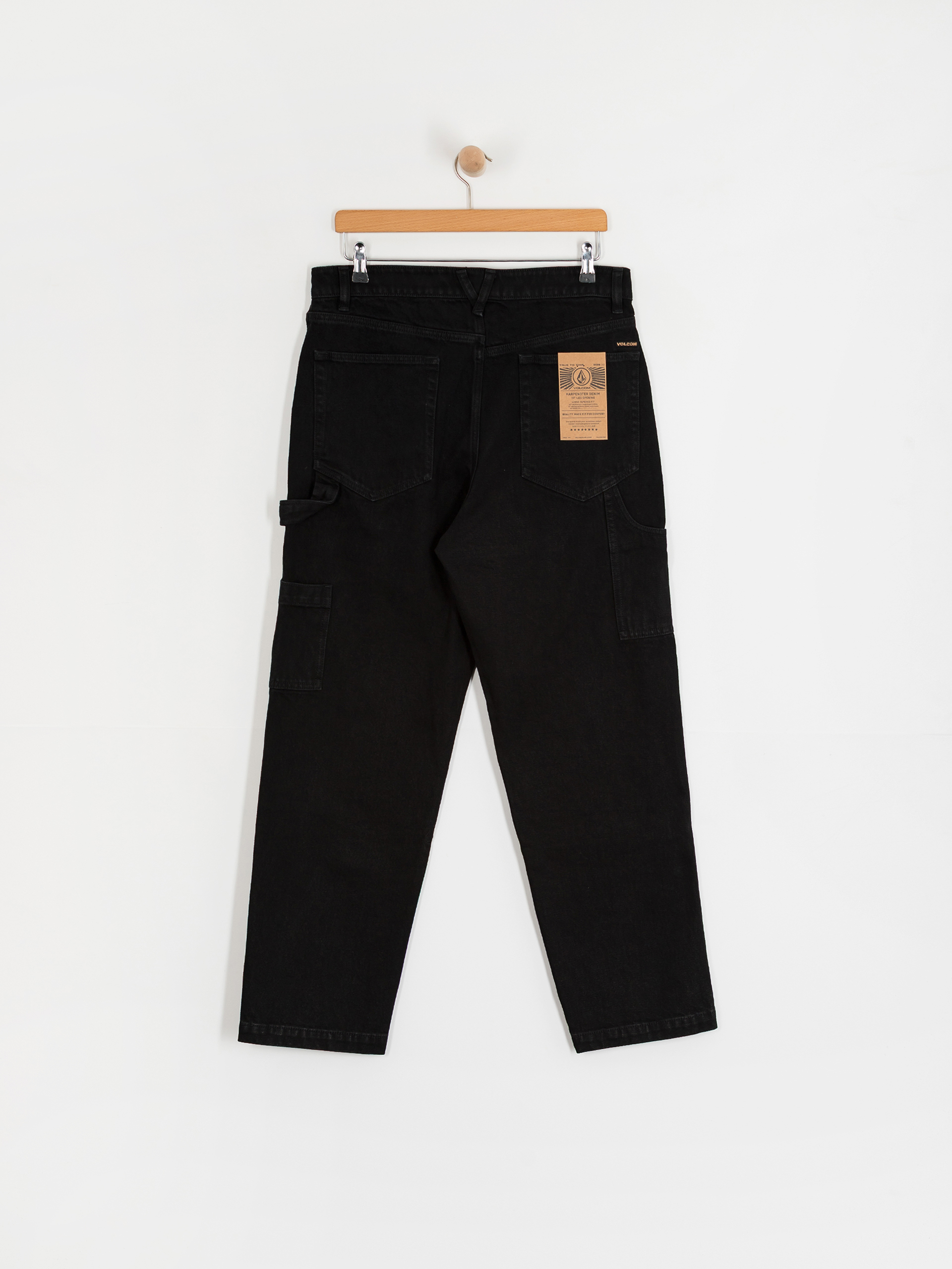 Volcom Pants Karpendter Lse Tprd Denim (black)