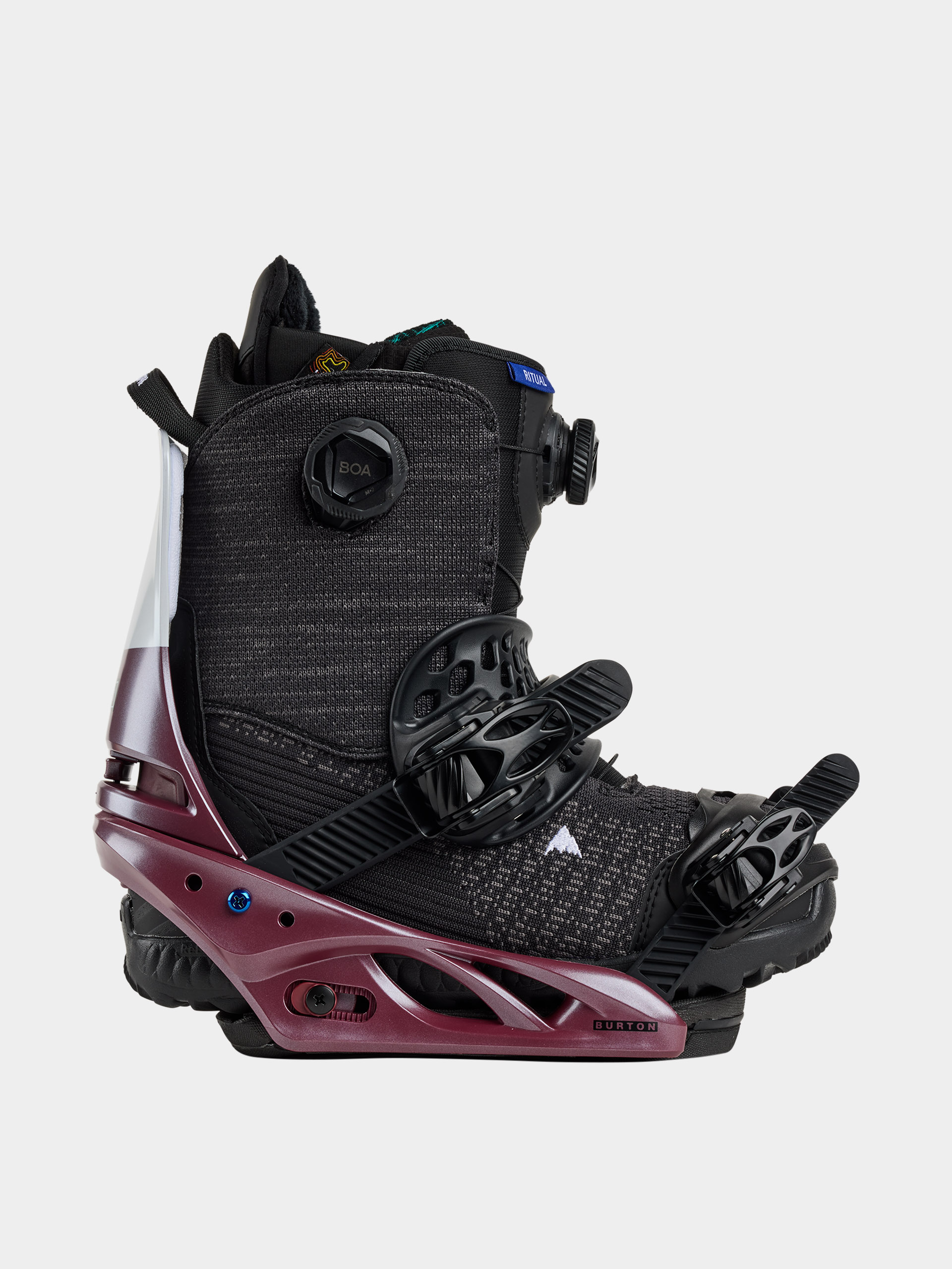 Womens Burton Lexa X Reflex Snowboard bindings (mulberry)