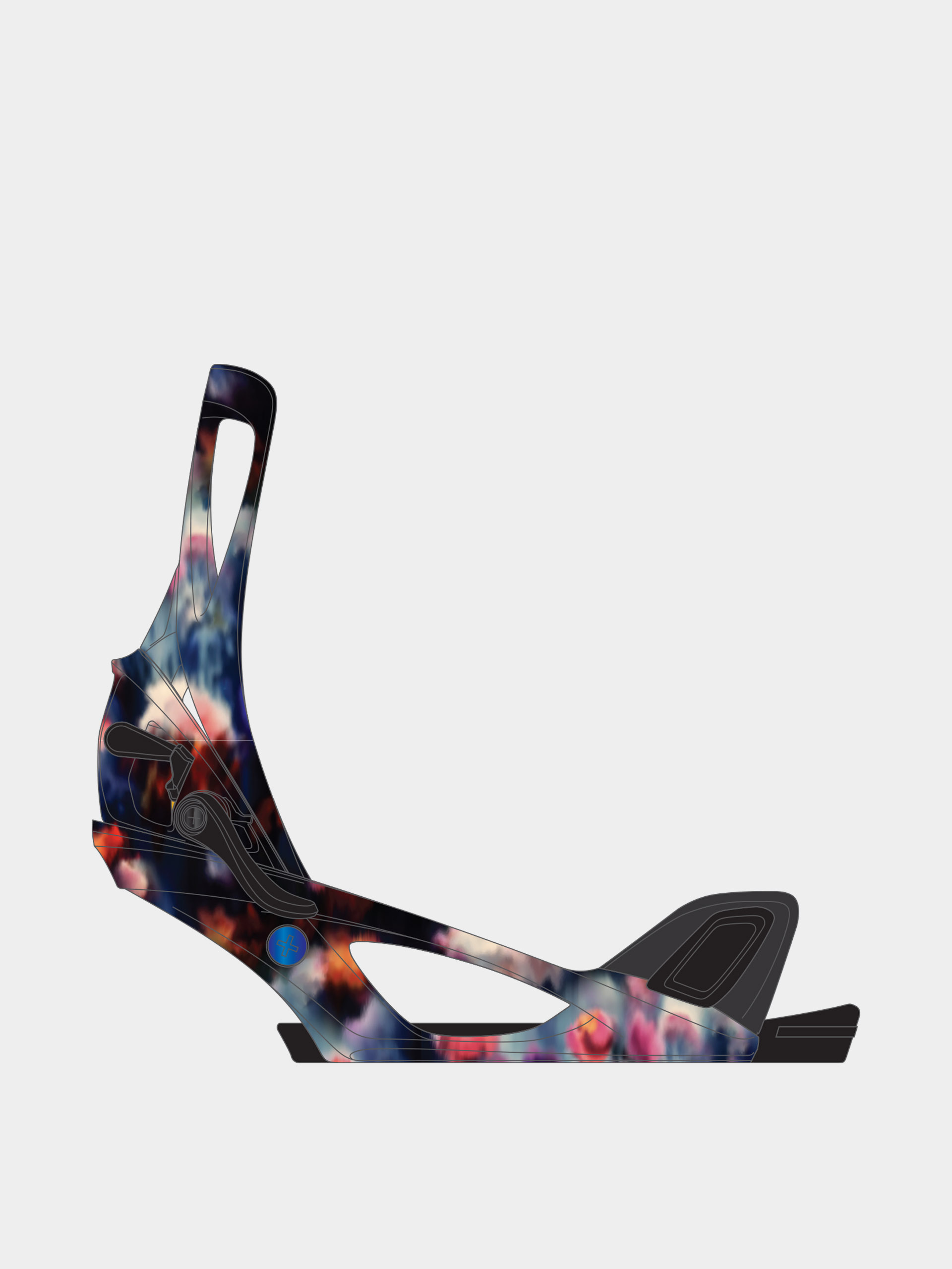 Damen Burton Snowboard Bindung Step On Reflex (floral blur)