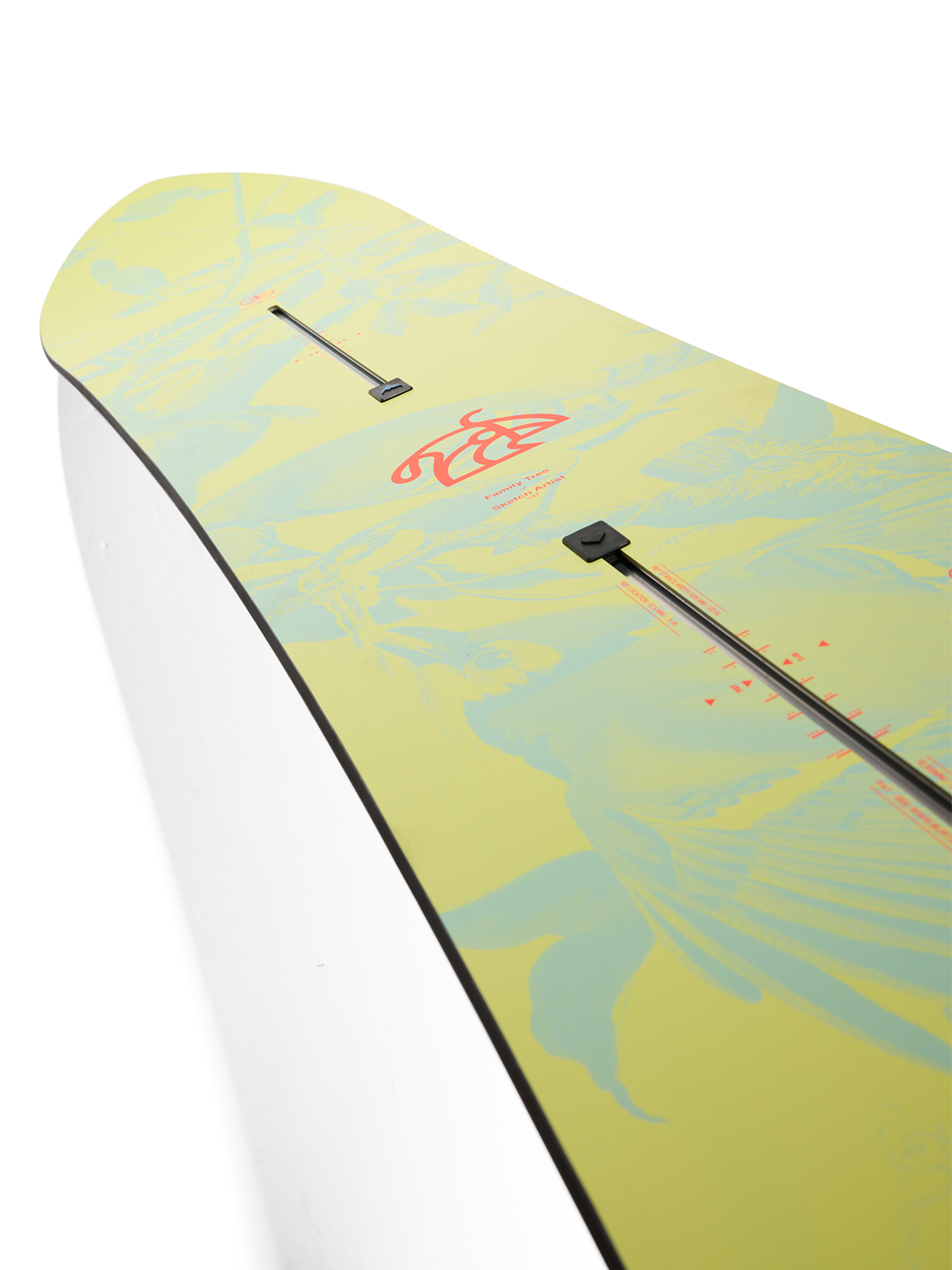 Mens Burton Snowboard Family Tree Sketch Artist